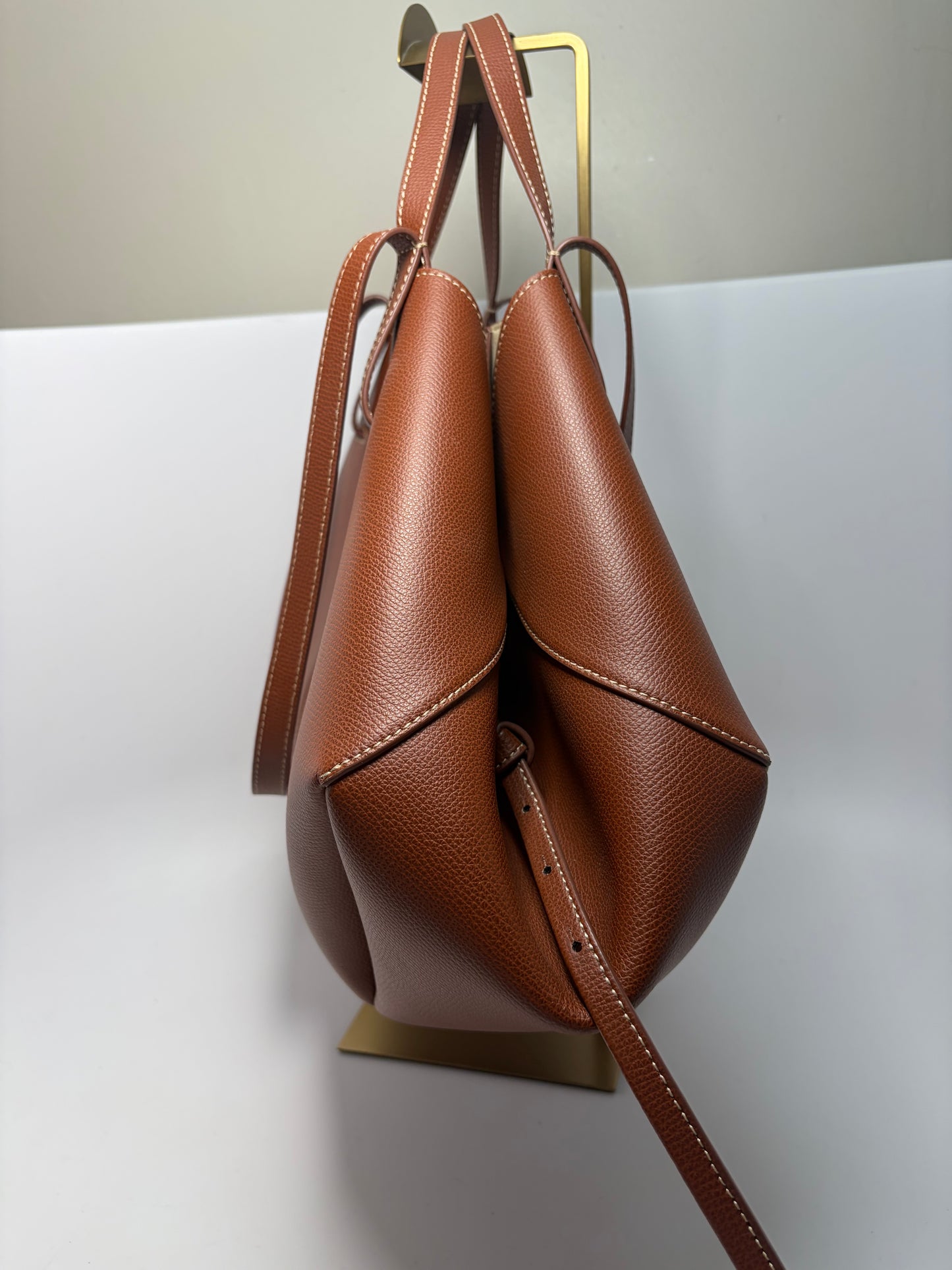 Polène Cyme in Textured Cognac