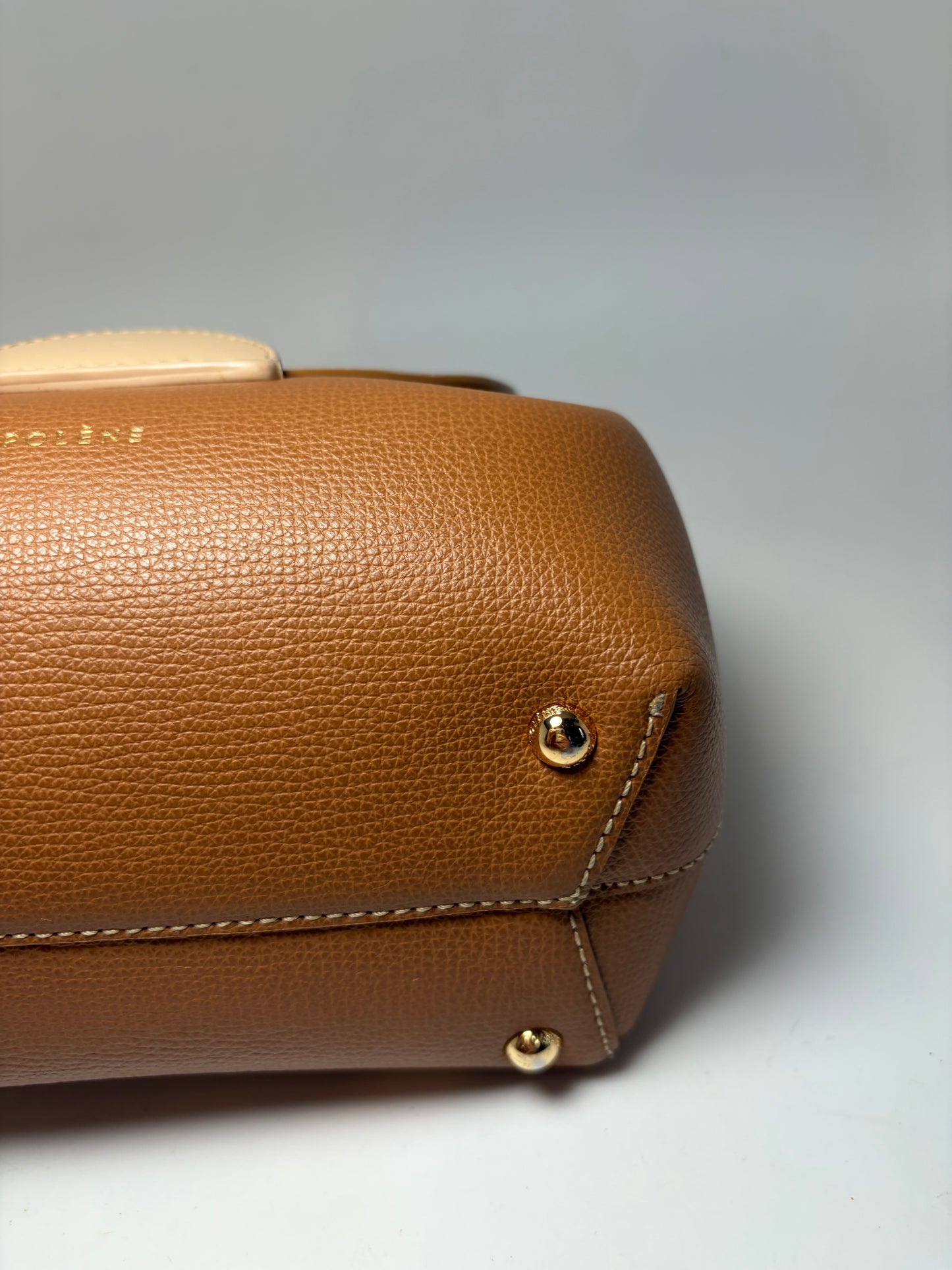 Polène Un Nano Trio Camel Crossbody
