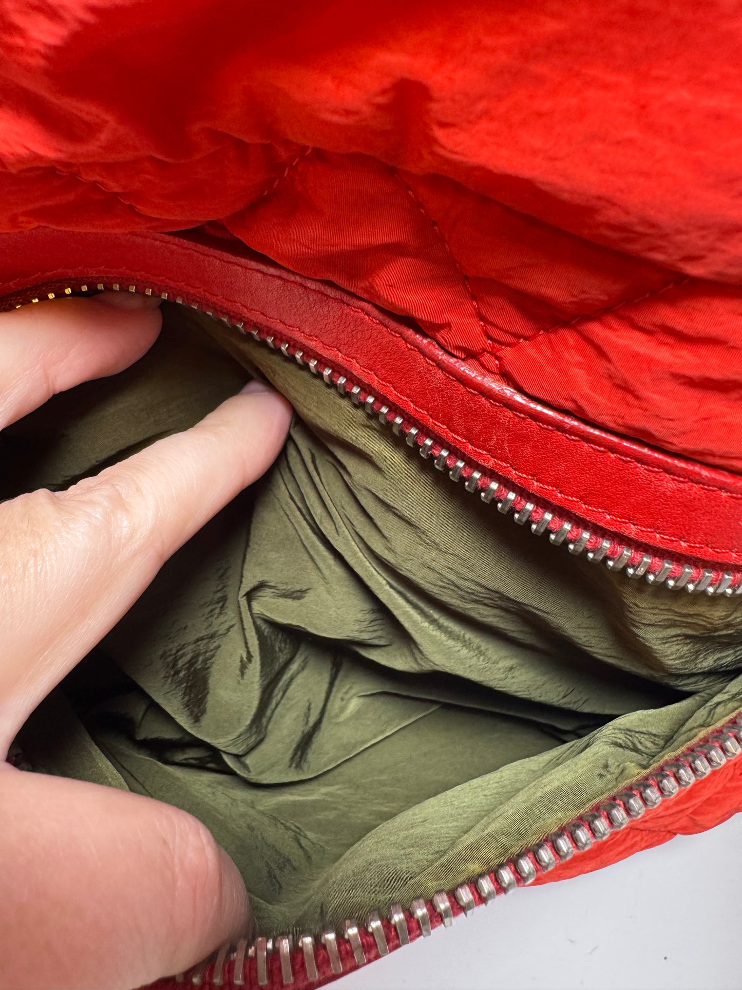 Chanel Coco Cocoon Tote Bag Red Nylon Tote