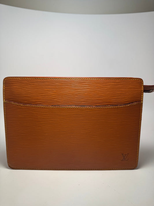 Louis Vuitton Epi Leather Pochette Homme Clutch