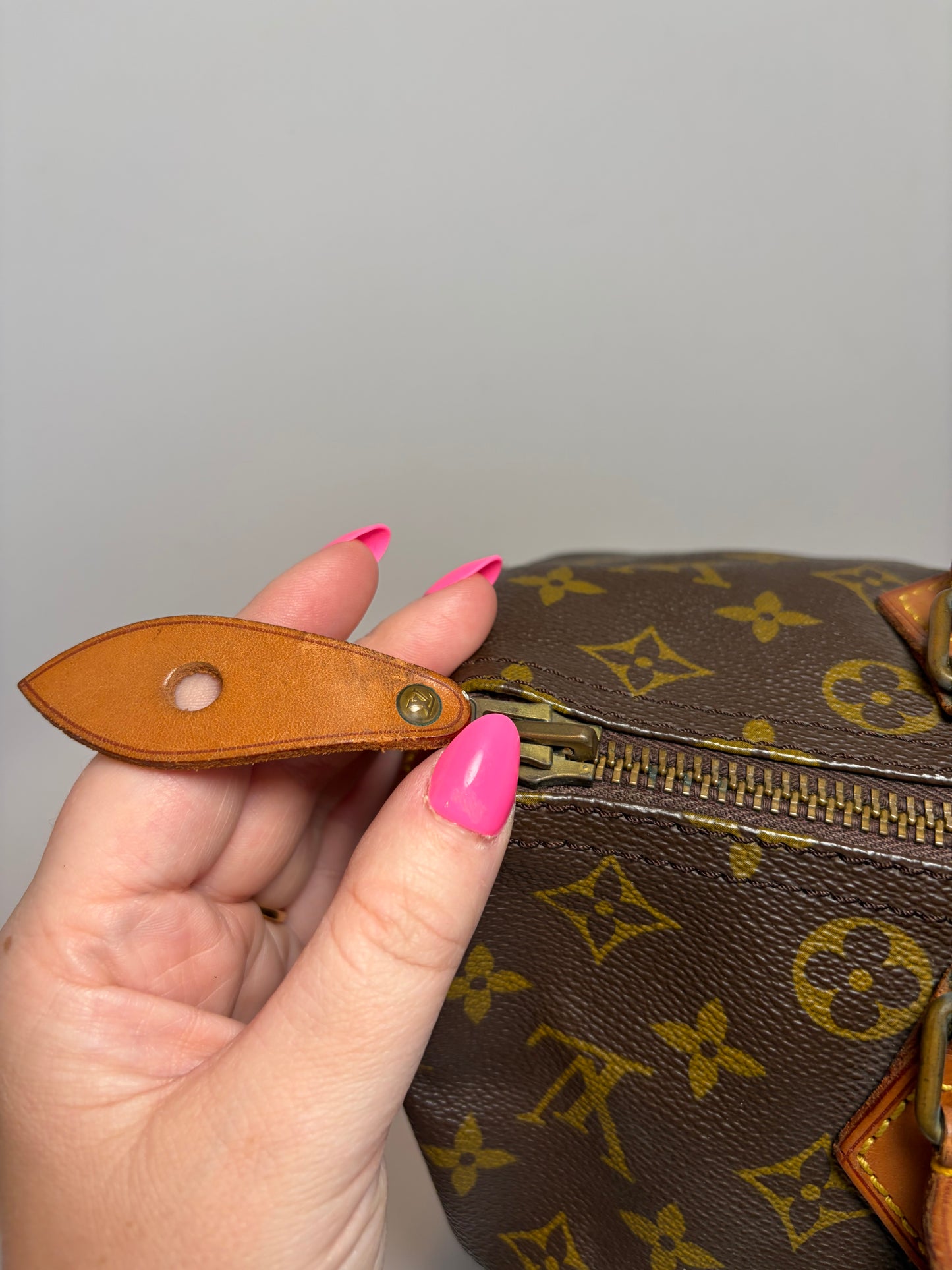 Louis Vuitton Speedy 30 Monogram Vintage Pre Date Code 80s/70s w/COA