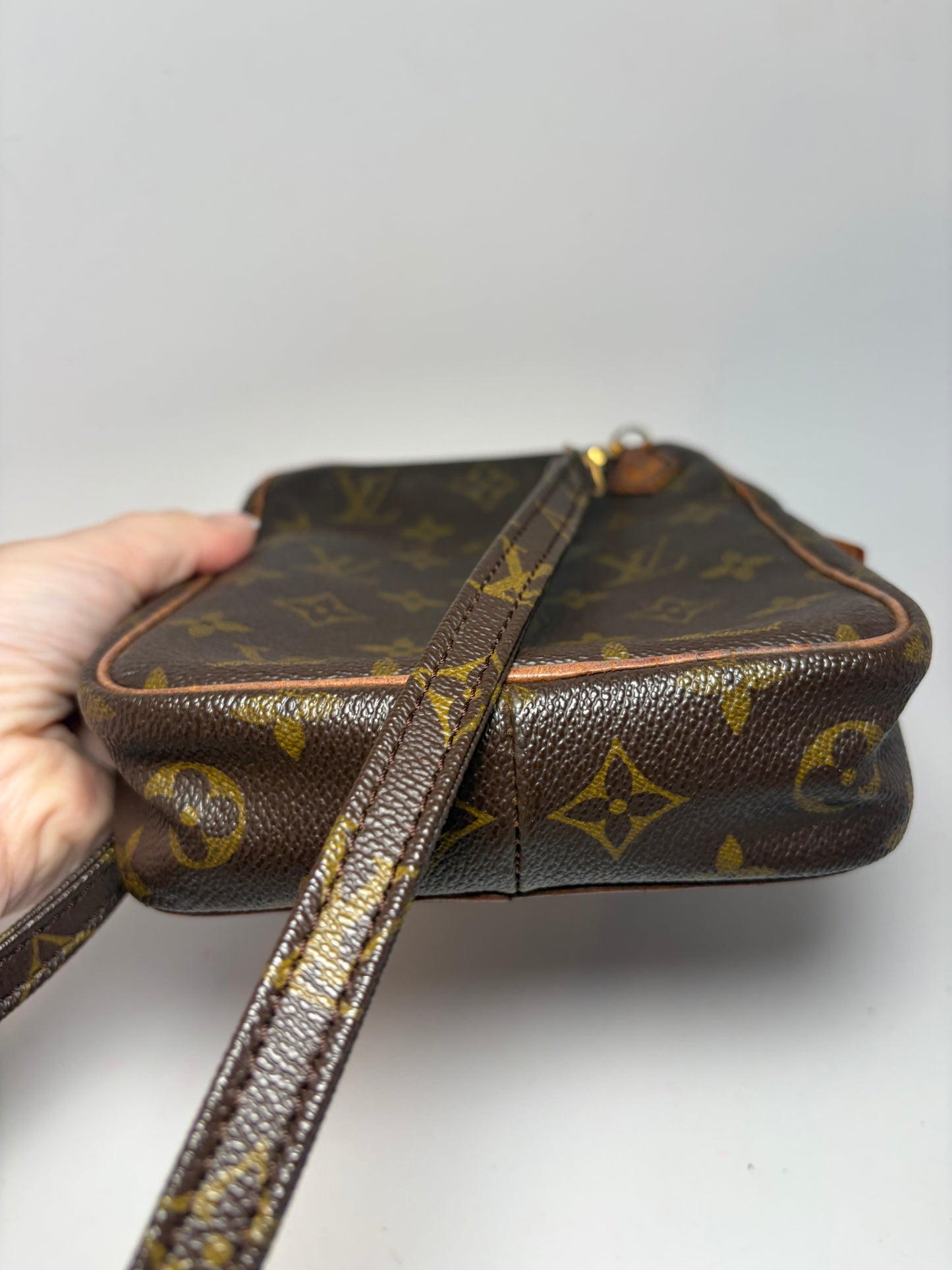 Louis Vuitton Mini Danube Momogram Crossbody-fair condition