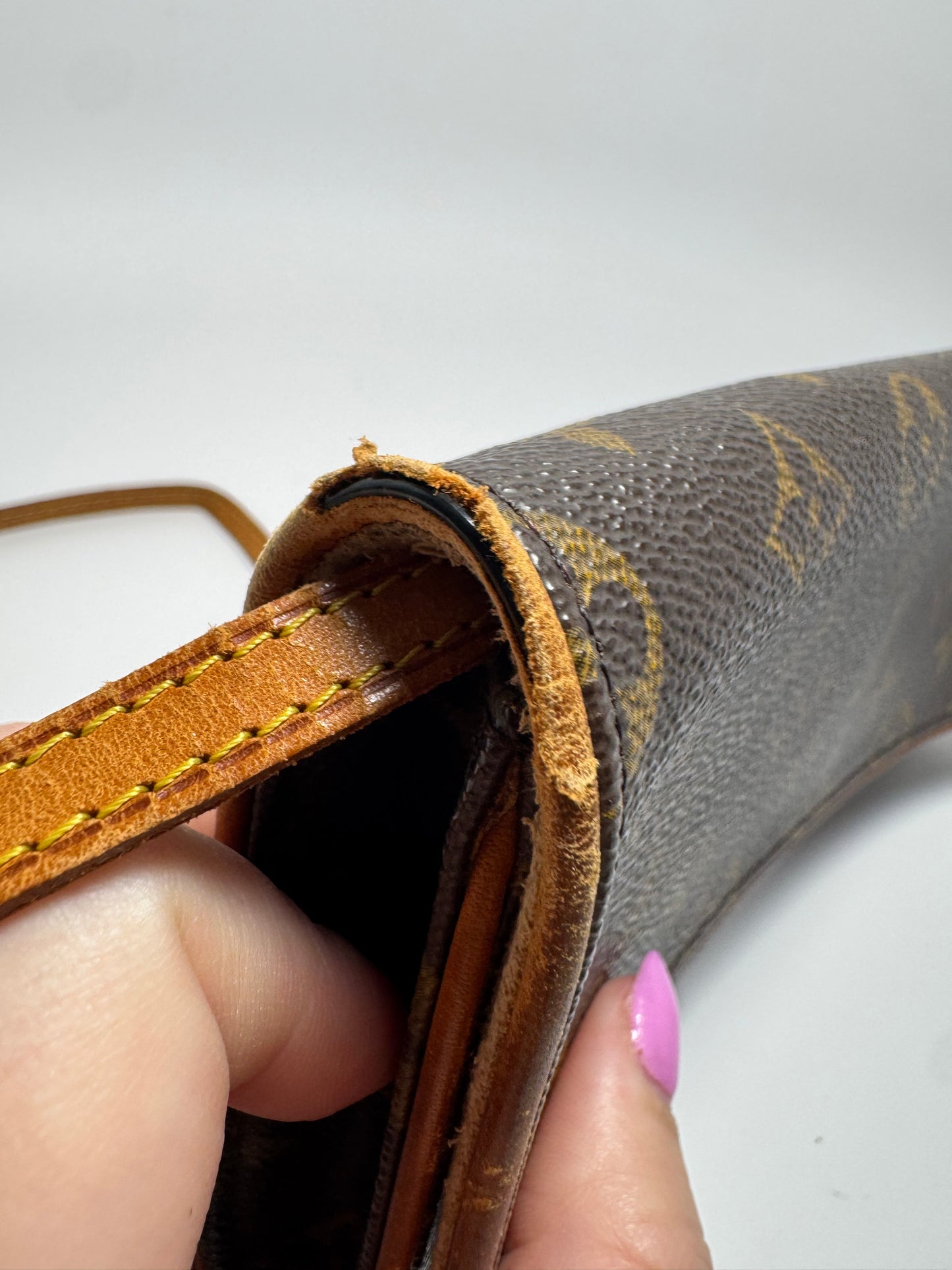 Louis Vuitton Twin Pochette GM Crossbody in Monogram | Fair Condition