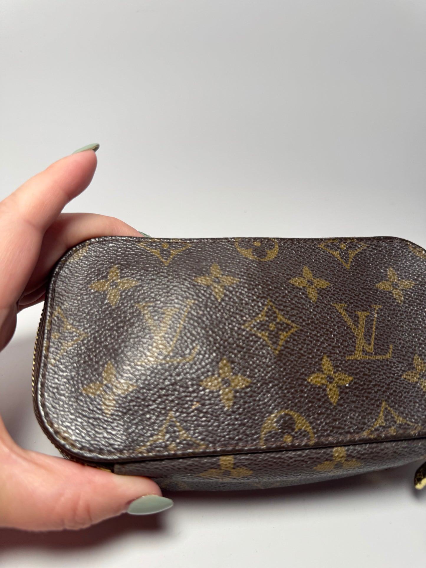 Louis Vuitton Trousse PM Monogram Canvas Toiltery Makeup Case/Pouch- July 2002
