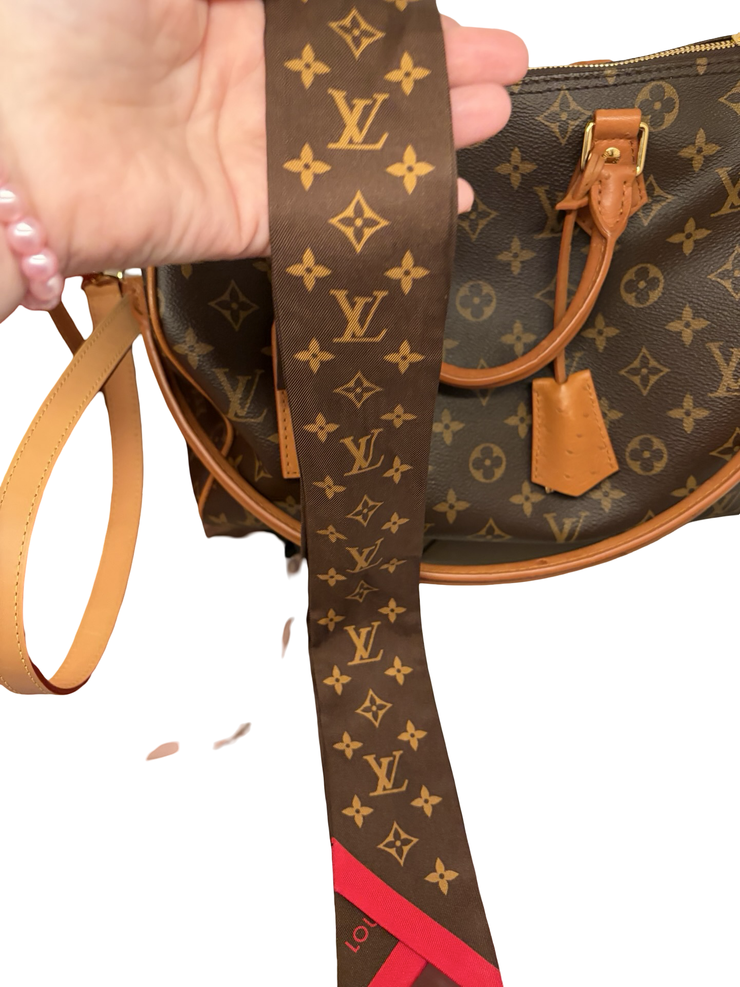 Louis Vuitton Murakami Cherry BB Bandeau Scarf w/COA