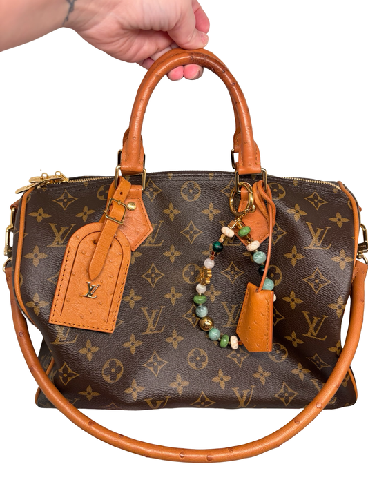 Louis Vuitton Speedy Soft 30 Boho w/Ostrich Leather
