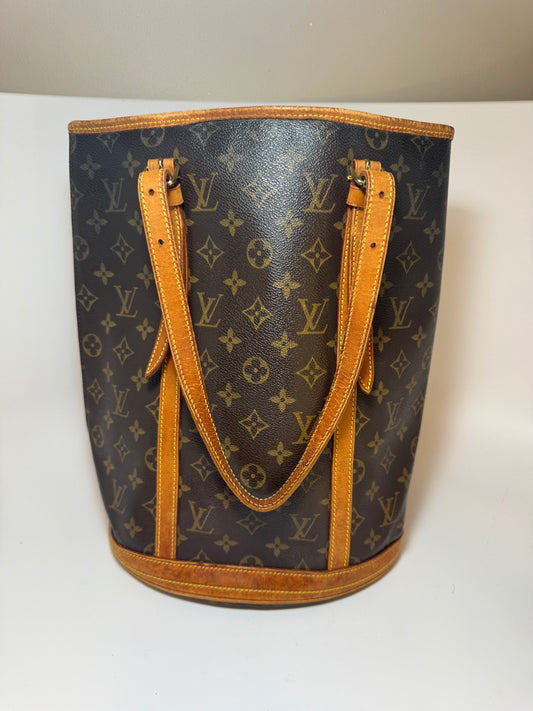 Louis Vuitton Bucket GM Monogram Tote Bag – Made in France