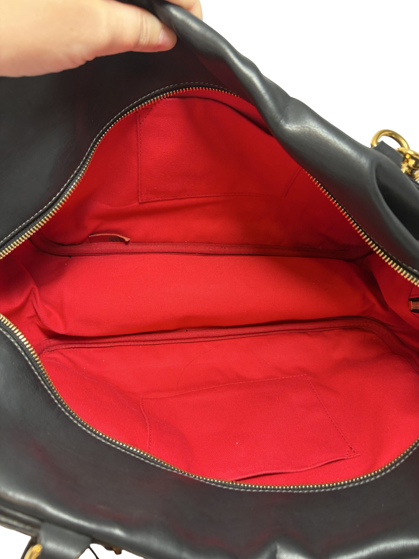 Chloé Eden Black Leather Shoulder Bag w/Large Brown Tag