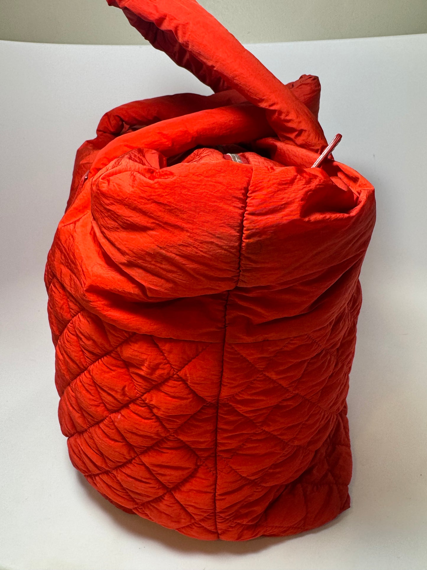 Chanel Coco Cocoon Tote Bag Red Nylon Tote