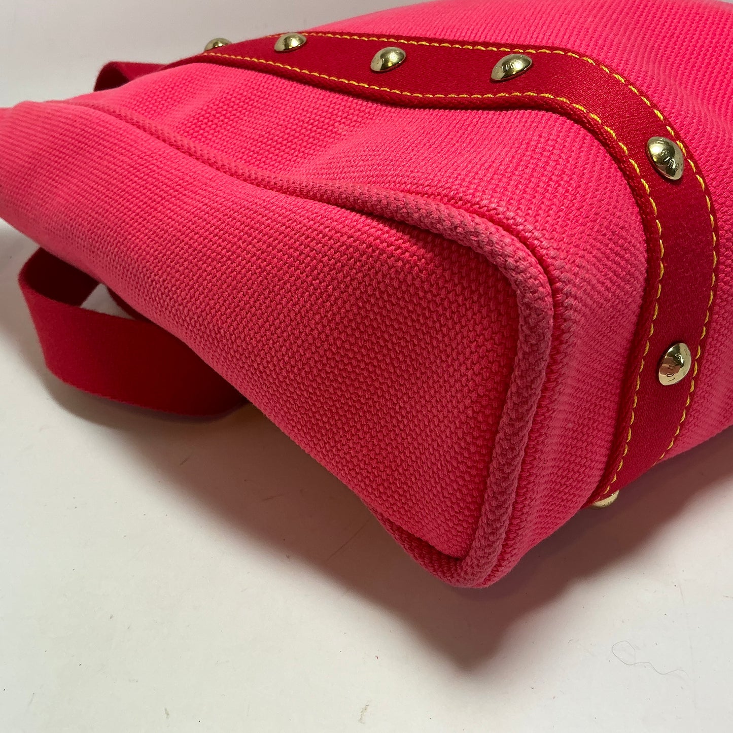 Louis Vuitton Antigua Cabas MM Pink Shoulder Bag Tote