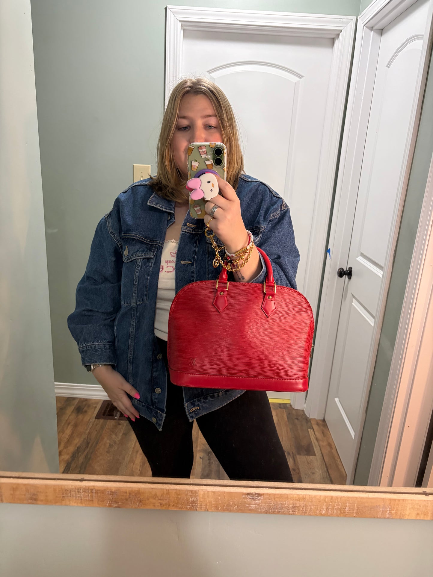 Louis Vuitton Alma PM Castillan Red Epi Leather