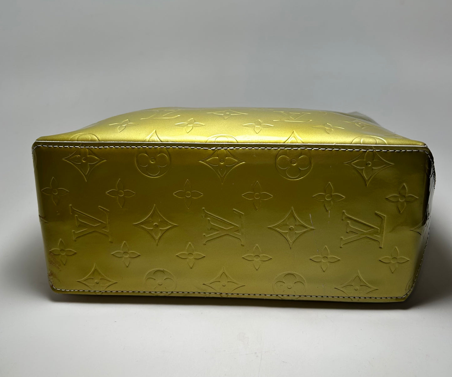 Louis Vuitton Reade PM Pistachio Green Vernis Leather Monogram Mini Tote