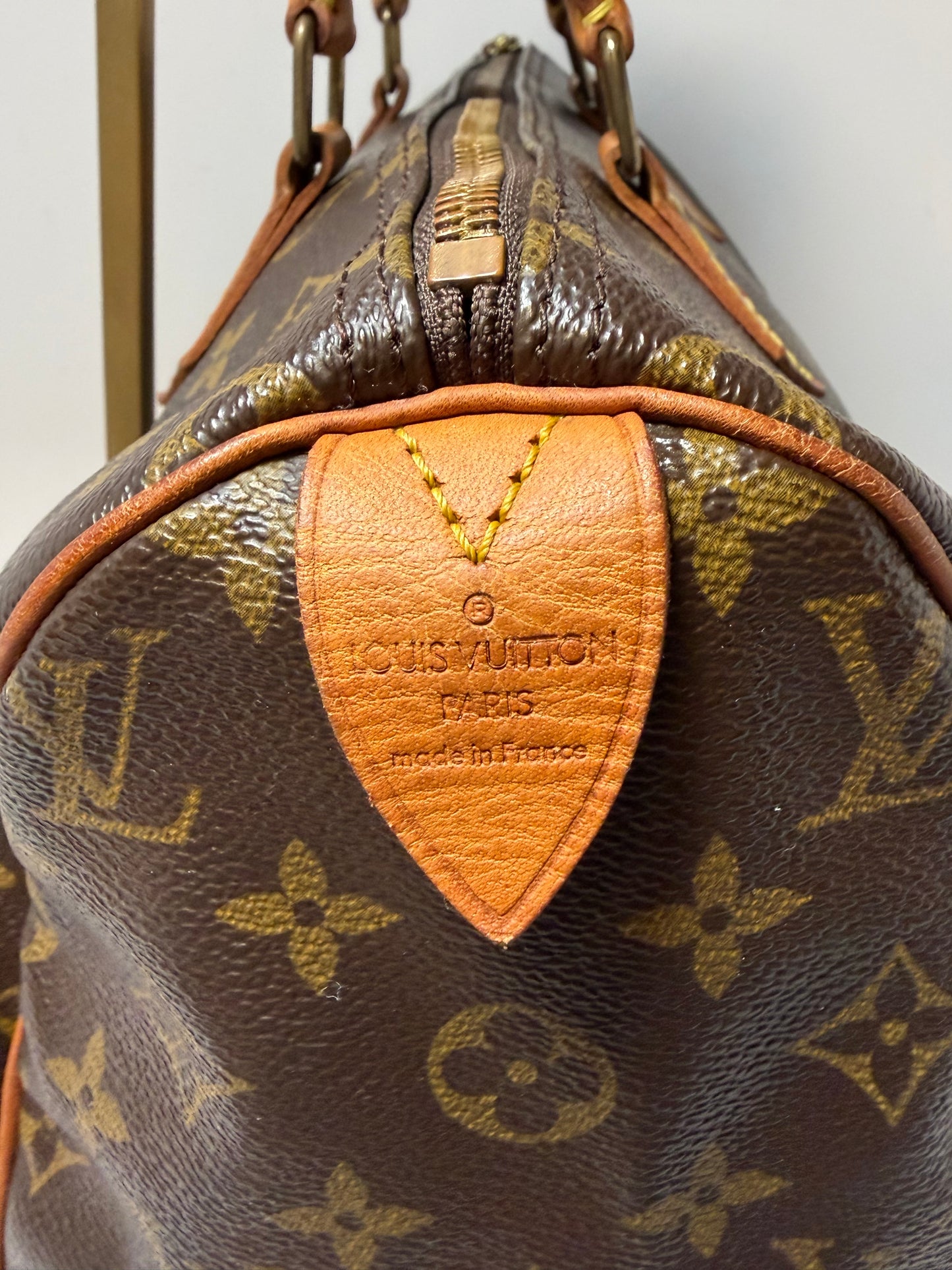 Louis Vuitton Speedy 30 Monogram, Made in France June 1993 w/Certificate of Authenticity