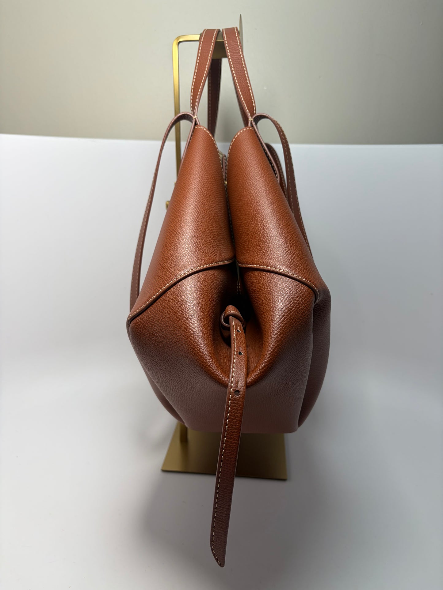 Polène Cyme in Textured Cognac