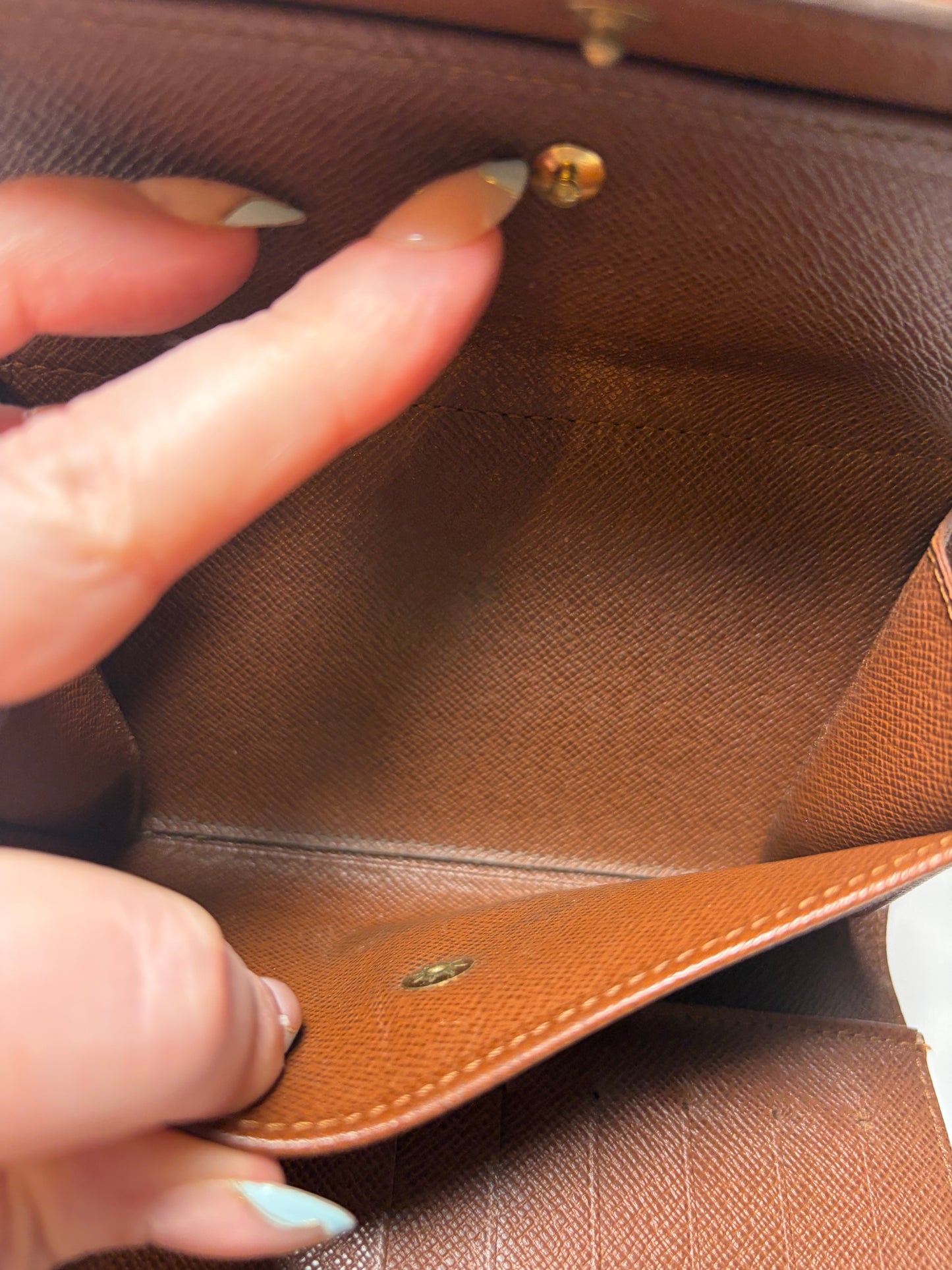 Louis Vuitton Porte Tressor Etui Papier Passport Wallet Monogram