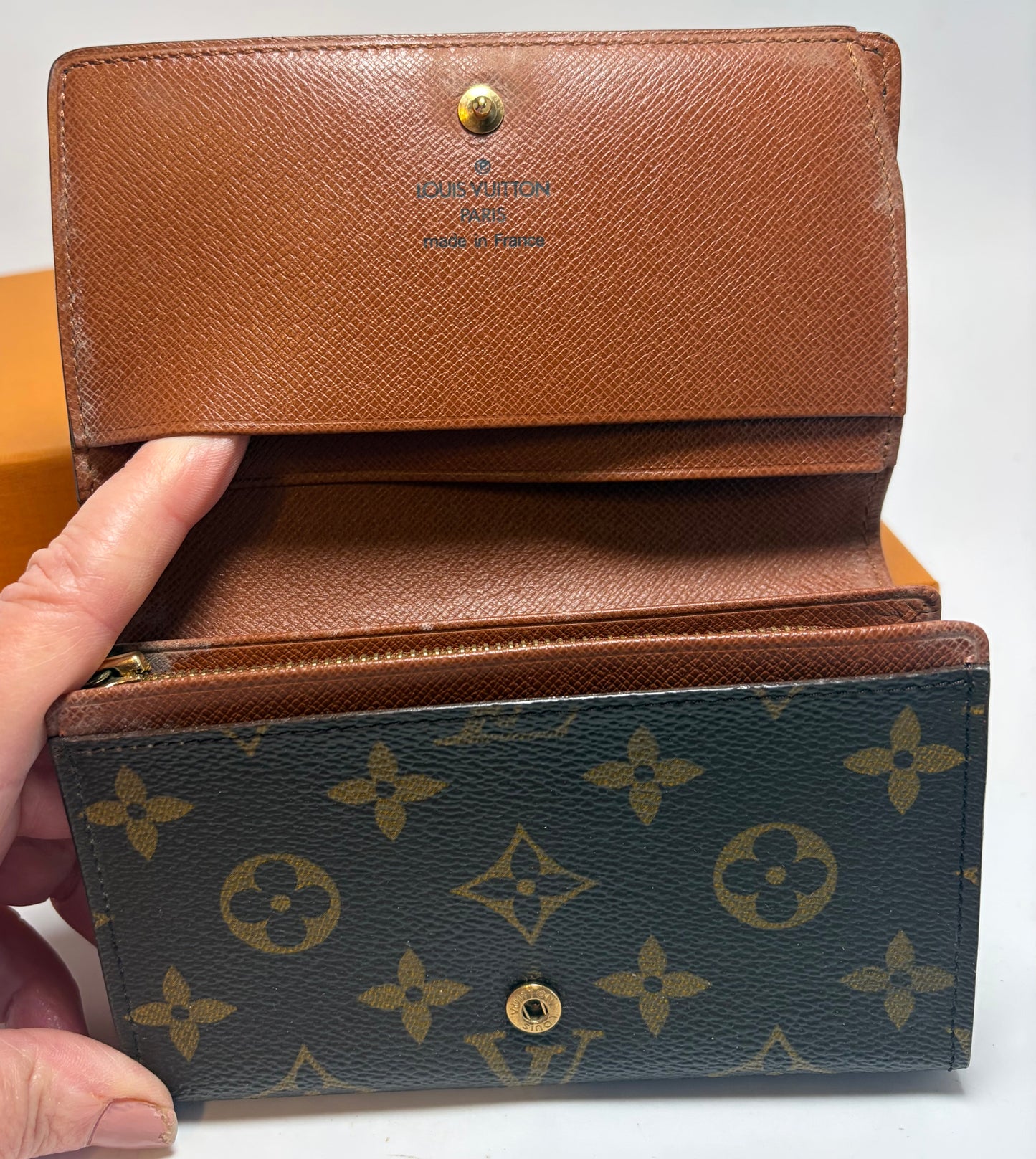 Louis Vuitton Porte Monnaie Tressor Monogram Wallet