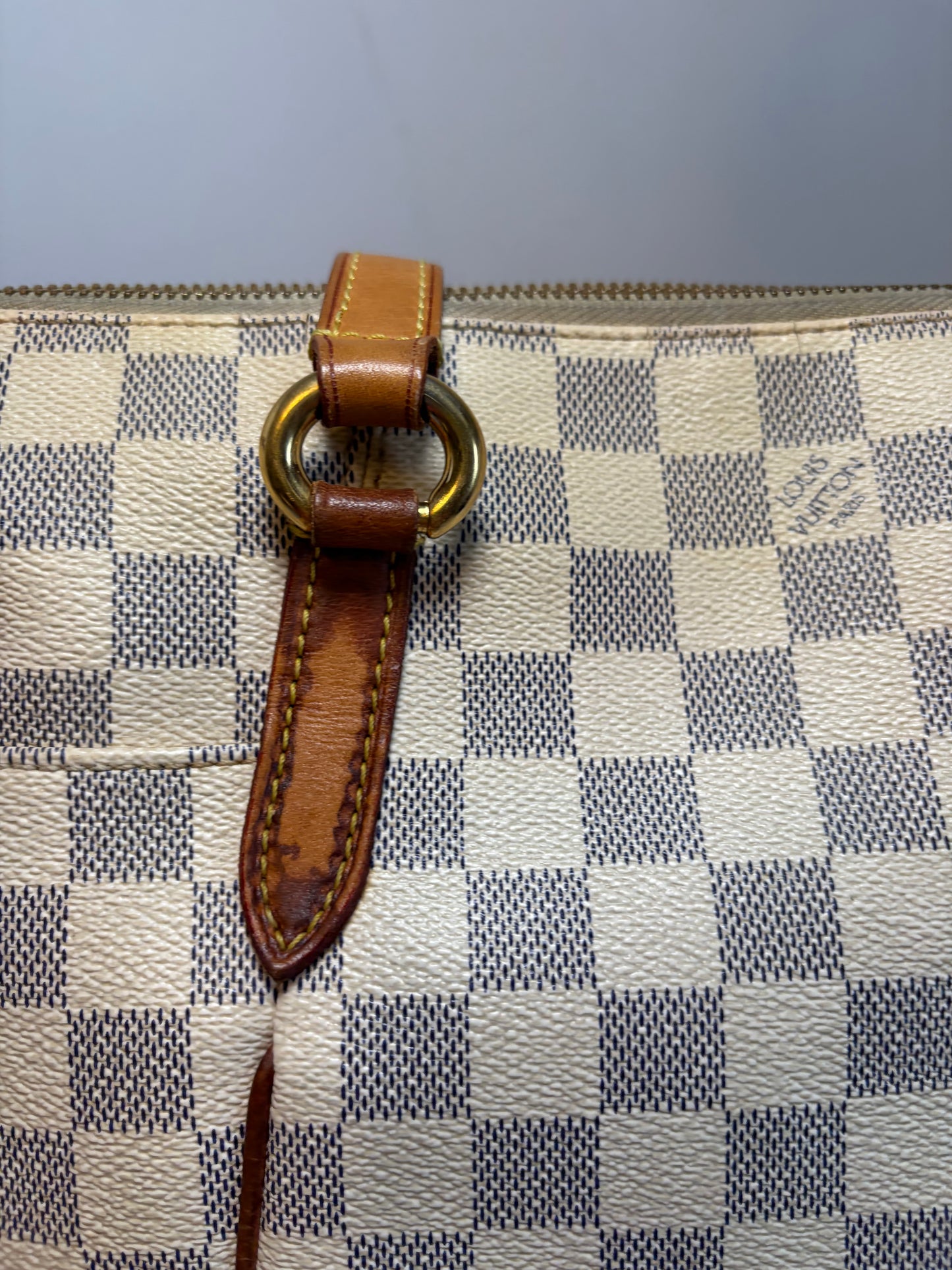 Louis Vuitton Damier Azur PM Tote with Mini Pochette Set