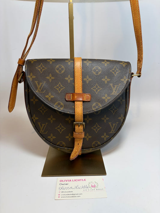 Louis Vuitton Chantilly MM Monogram Crossbody Made in France March 1989
