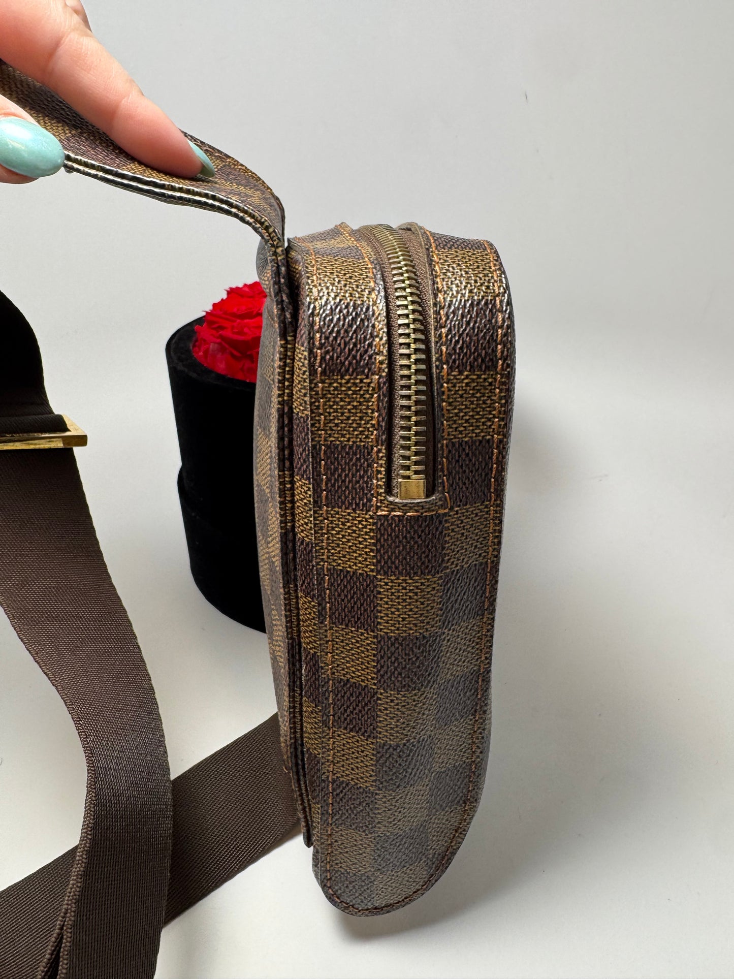 Louis Vuitton Geronimo Damier Ebene Belt Bag/Bum Bag