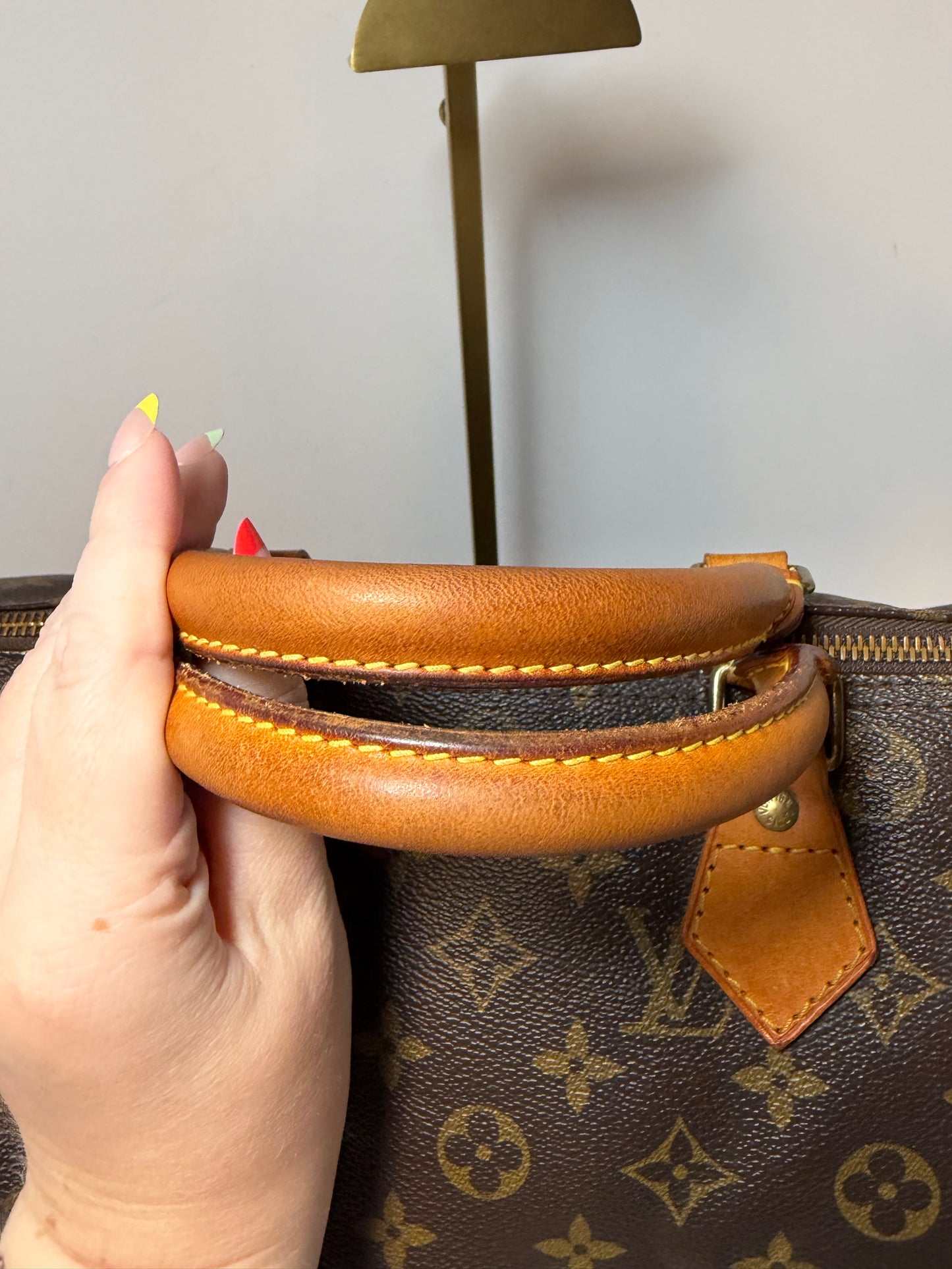 Louis Vuitton Speedy 30 Monogram, Made in France June 1993 w/Certificate of Authenticity