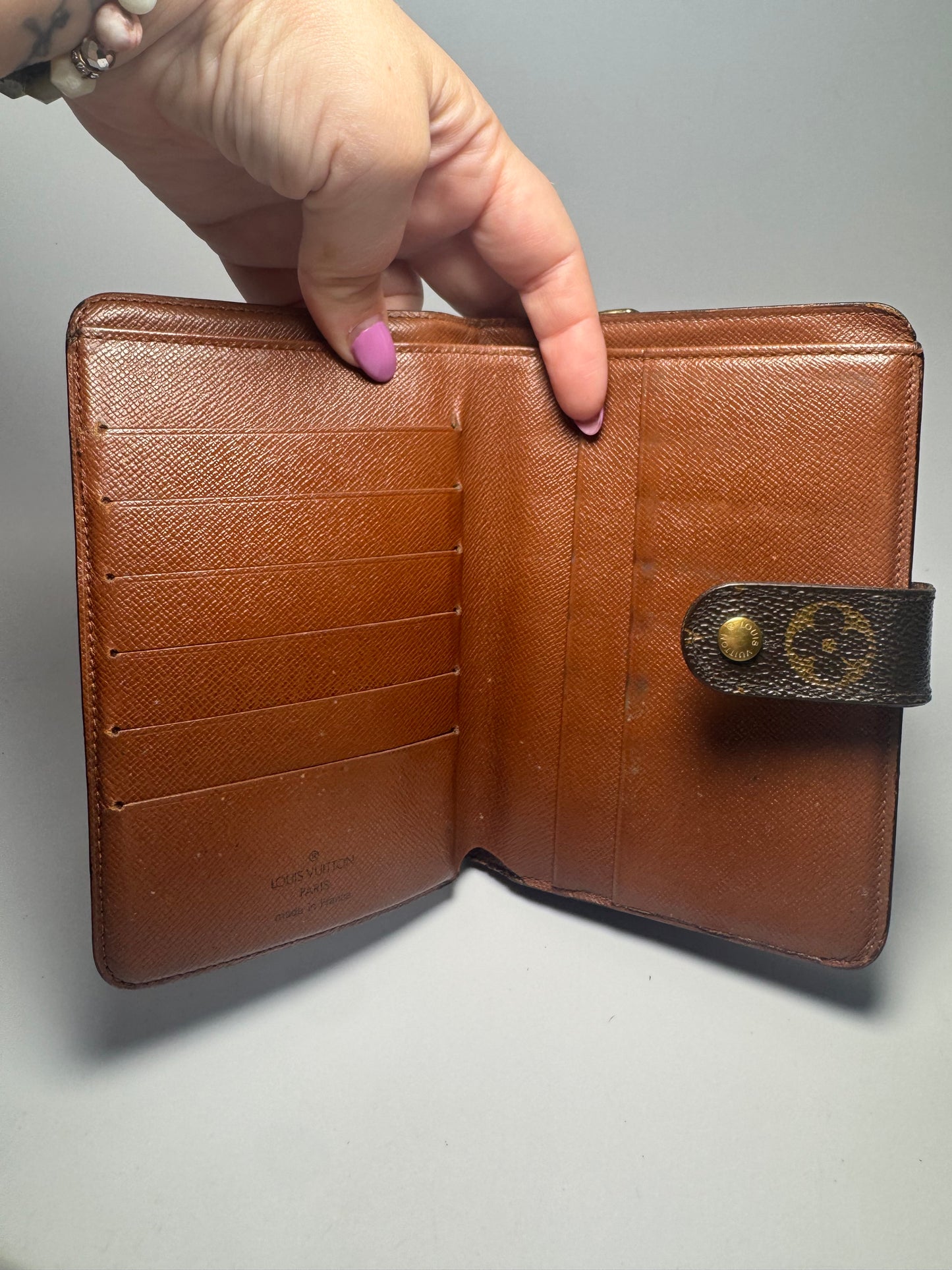 Louis Vuitton Porte Papier Zip Monogram Wallet/Passport Holder- December 1997