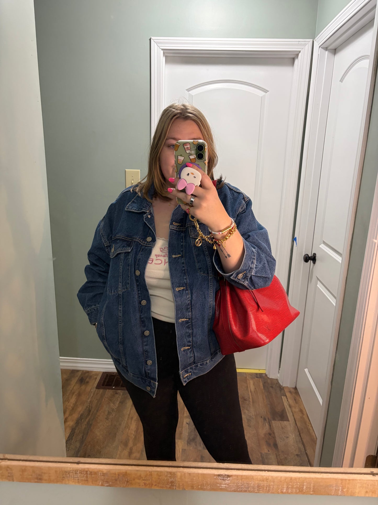 Louis Vuitton Petite Noe Bucket Bag Red Epi Leather
