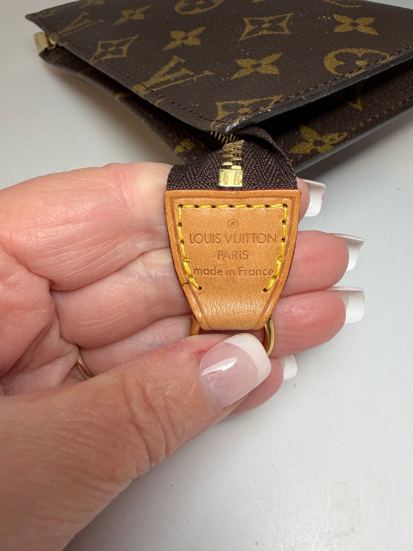 Louis Vuitton Bucket PM Monogram Toiletry Pouch, Made in France June 1999