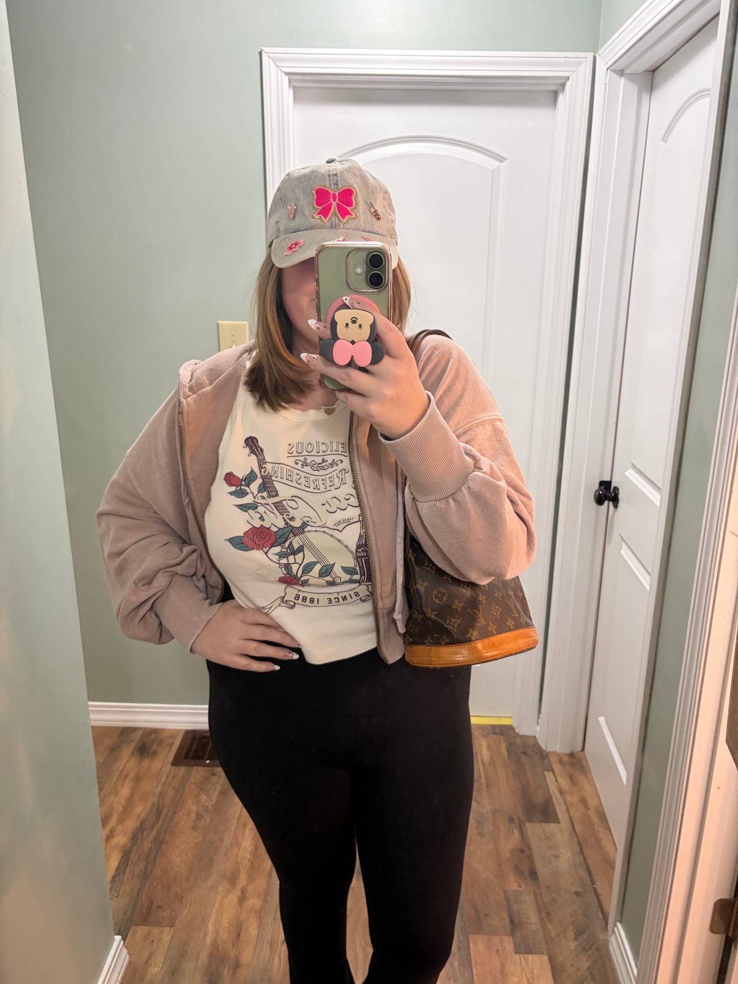 Louis Vuitton Monogram Petit Bucket Bag Tote