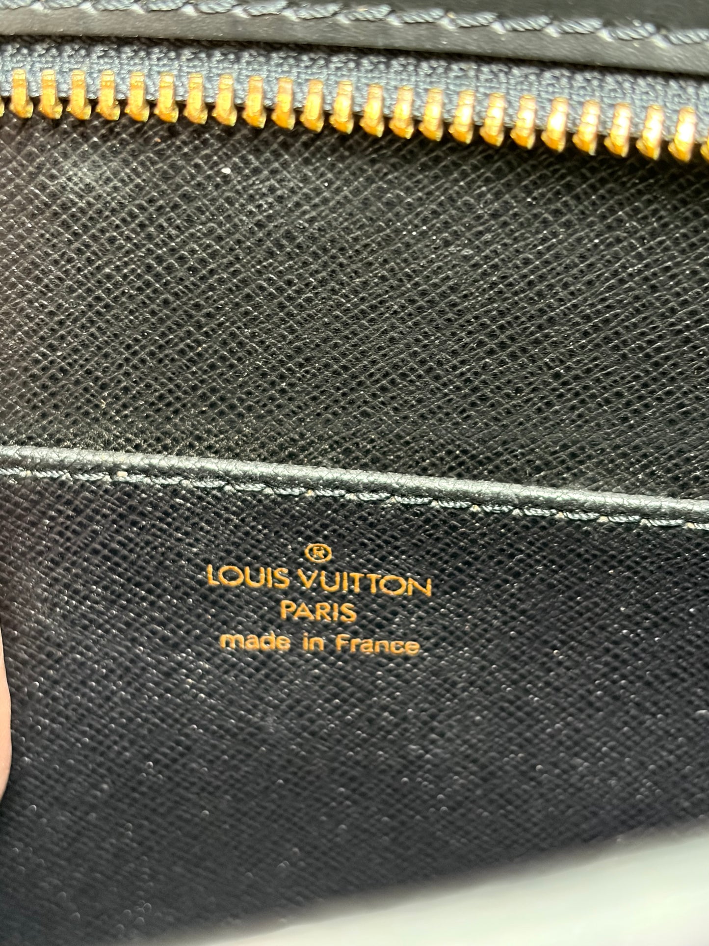 Louis Vuitton Pochette Homme Clutch Black Epi Leather