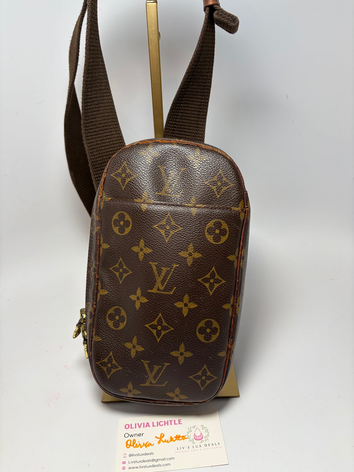 Louis Vuitton Pochette Gange Bum Bag Monogram