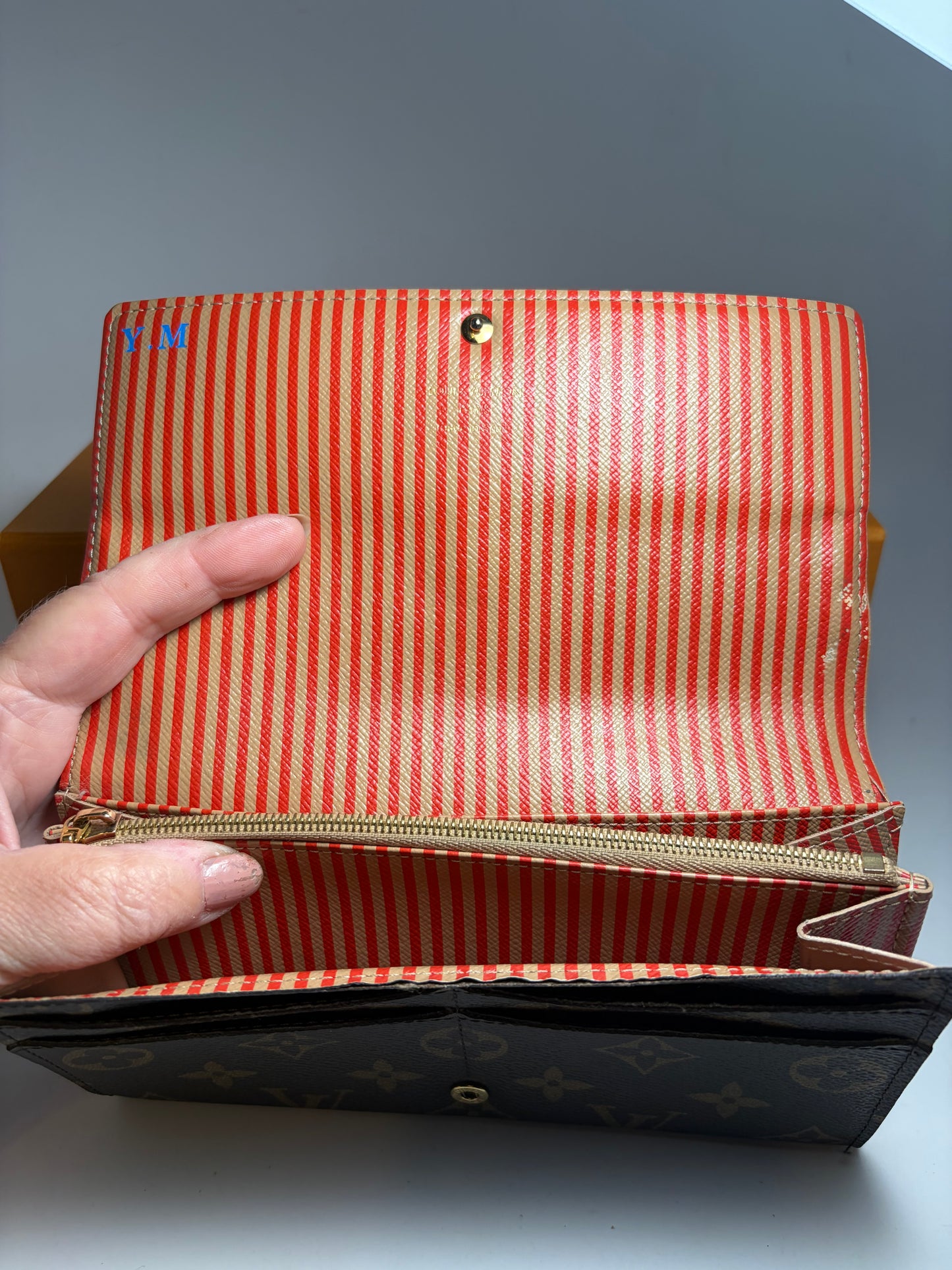 Louis Vuitton Vintage Sarah Trunks and Locks Monogram Wallet