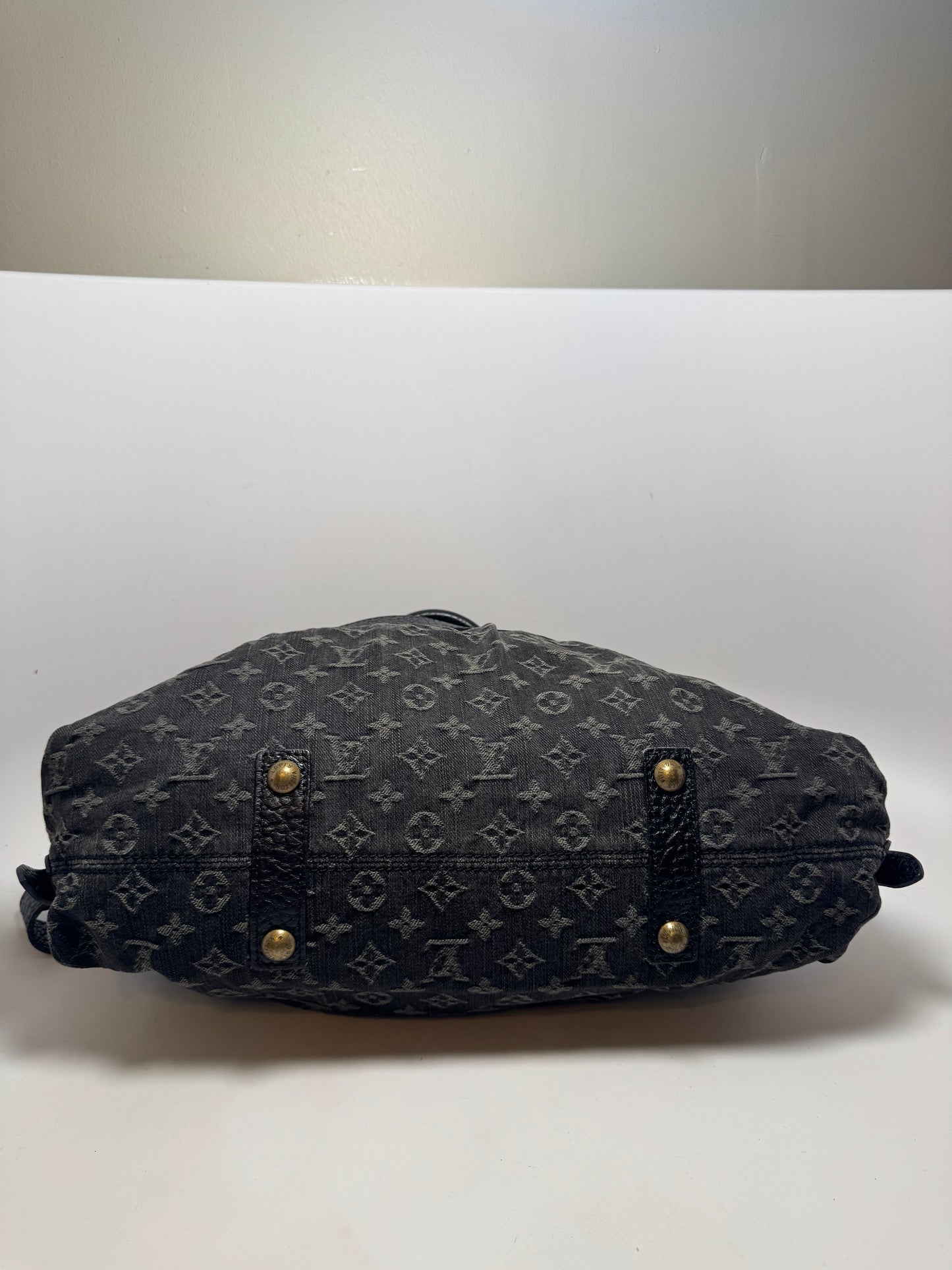 Louis Vuitton Neo Cabby Black Denim Bag