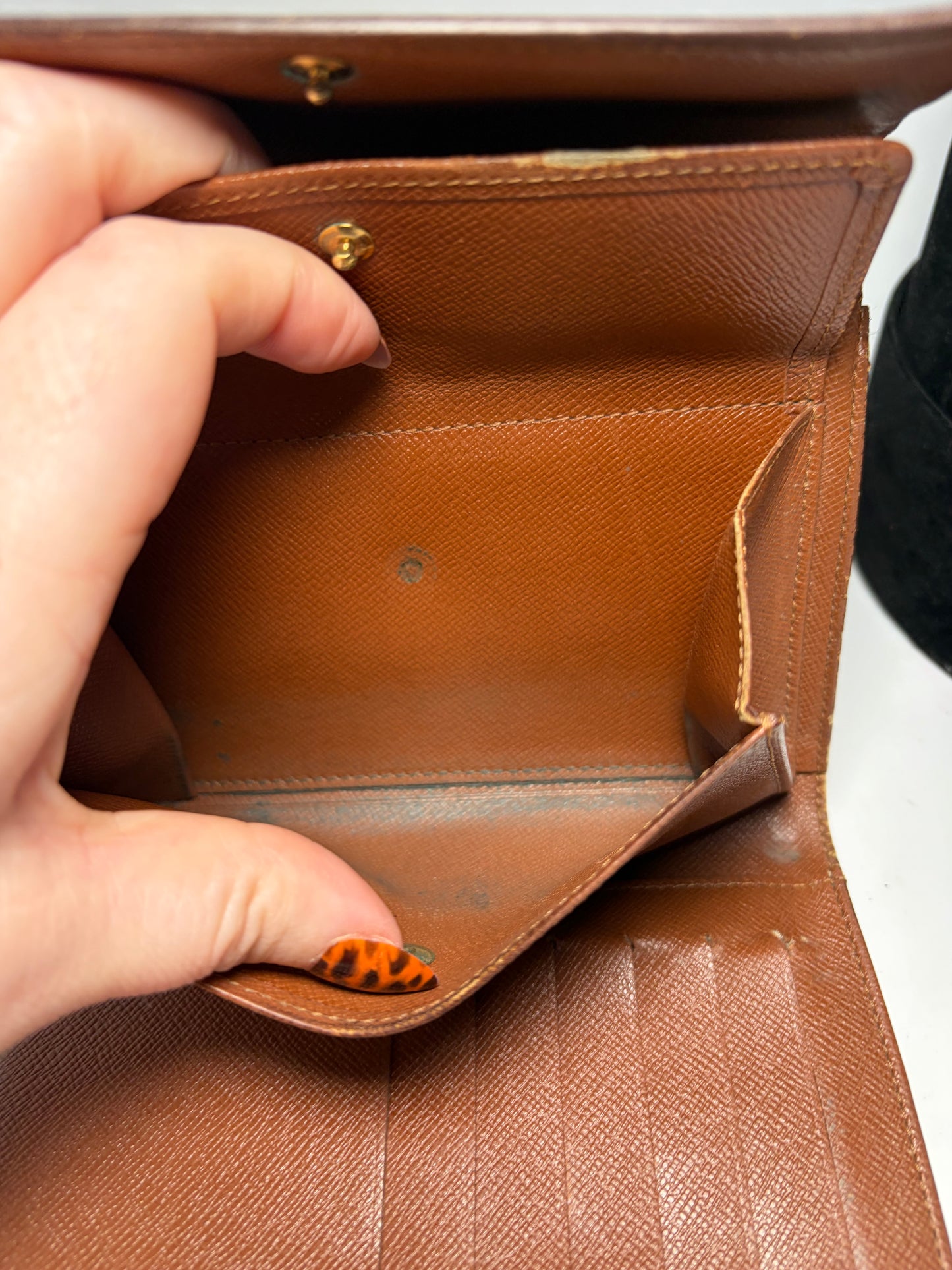 Louis Vuitton Etui Papier Tressor Monogram Wallet