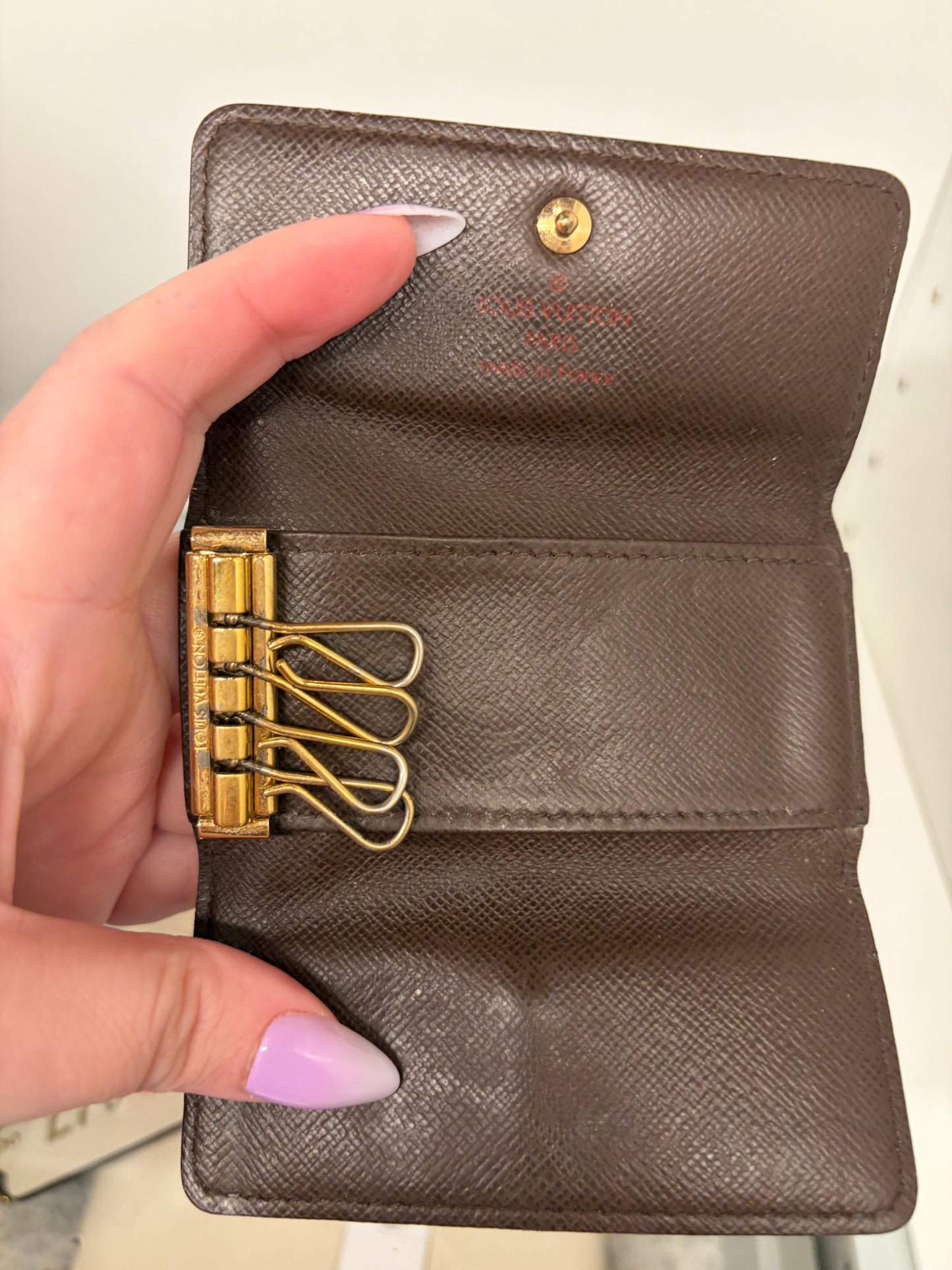 Louis Vuitton Damier Ebene Key Holder