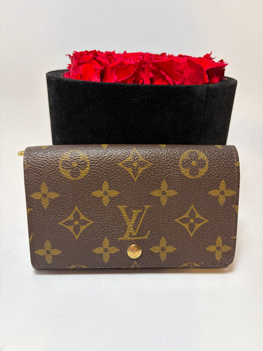 Louis Vuitton Porte Monnaie Tressor Monogram Wallet
