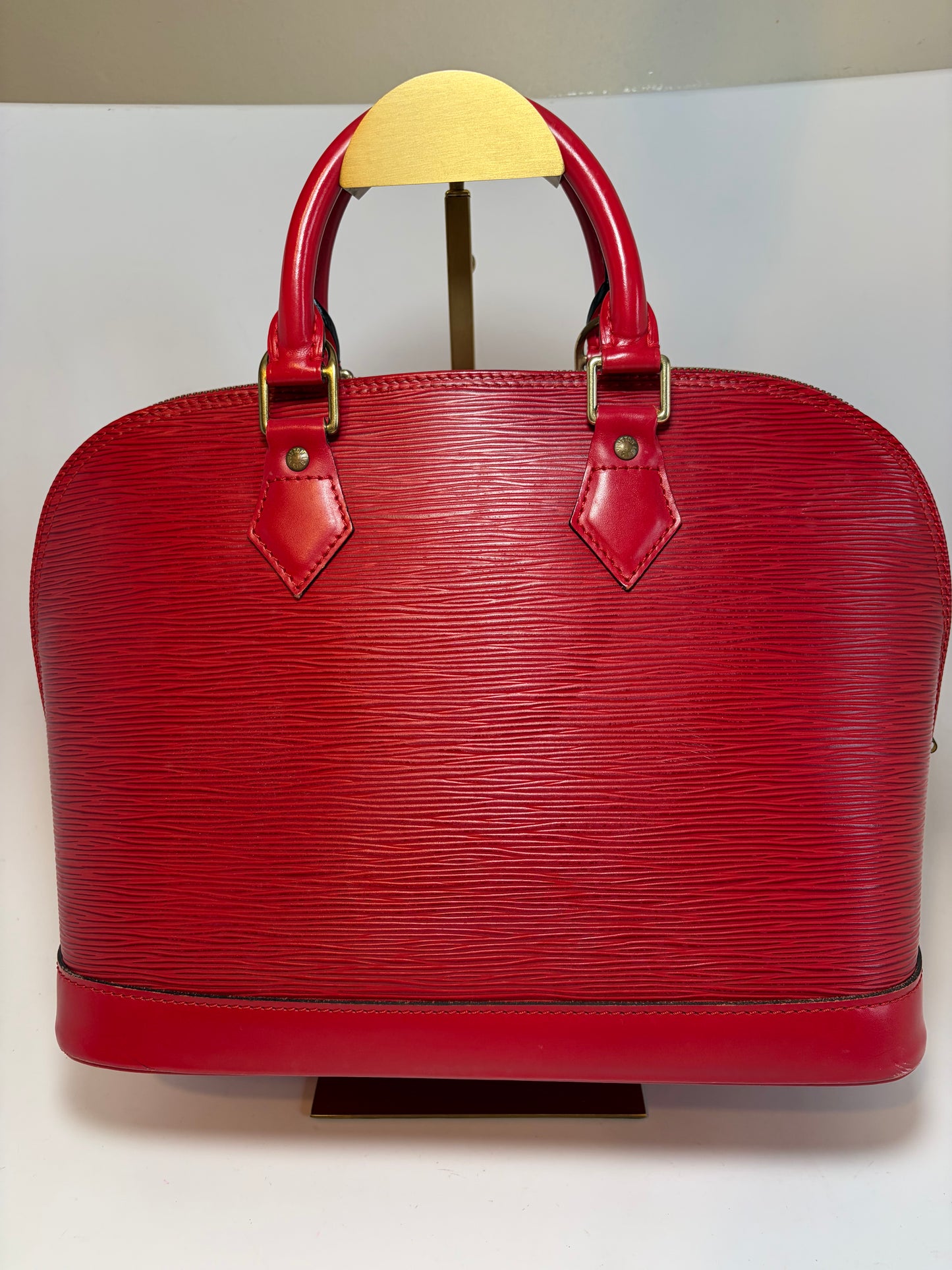 Louis Vuitton Alma PM Castillan Red Epi Leather