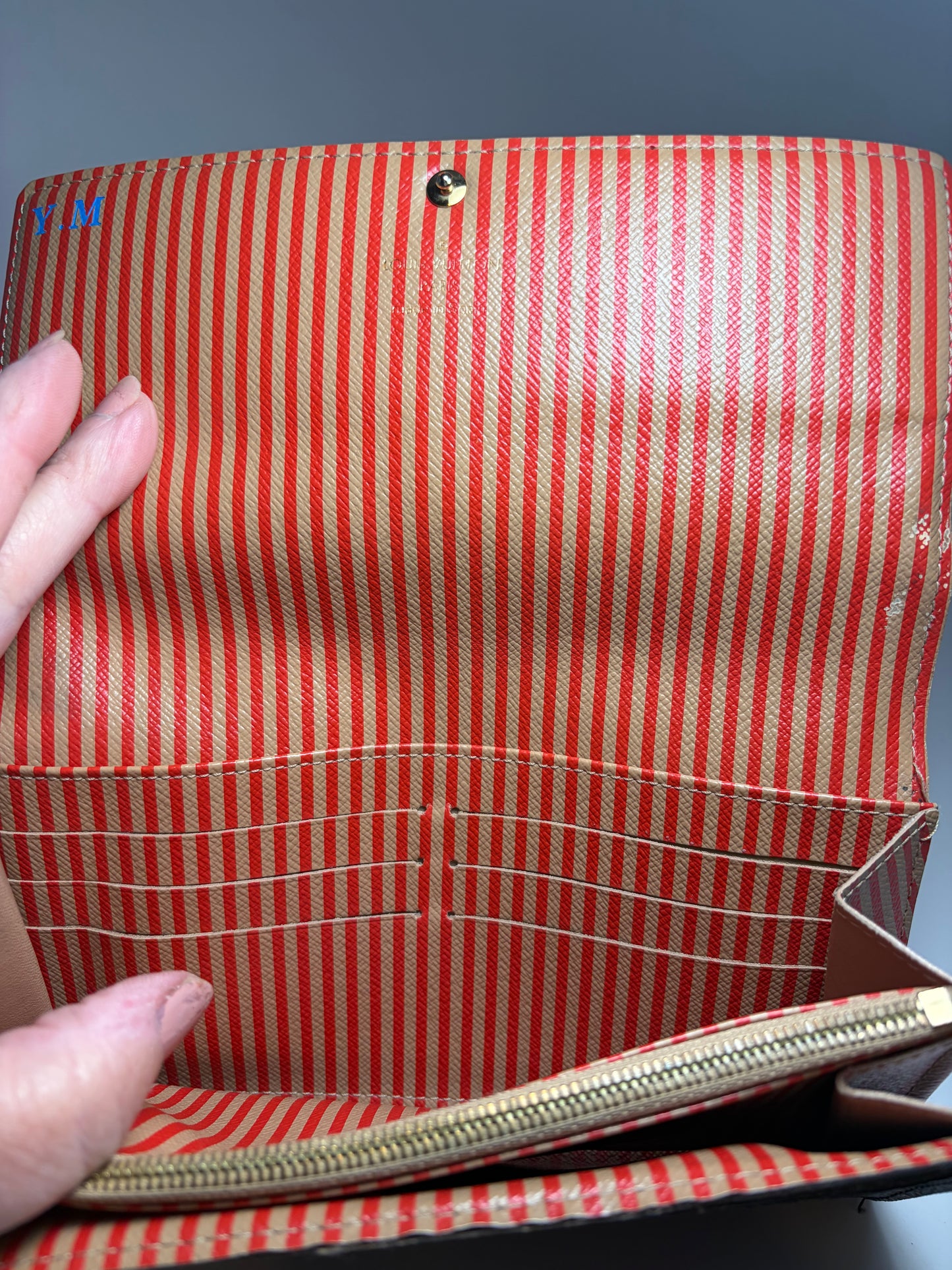 Louis Vuitton Vintage Sarah Trunks and Locks Monogram Wallet