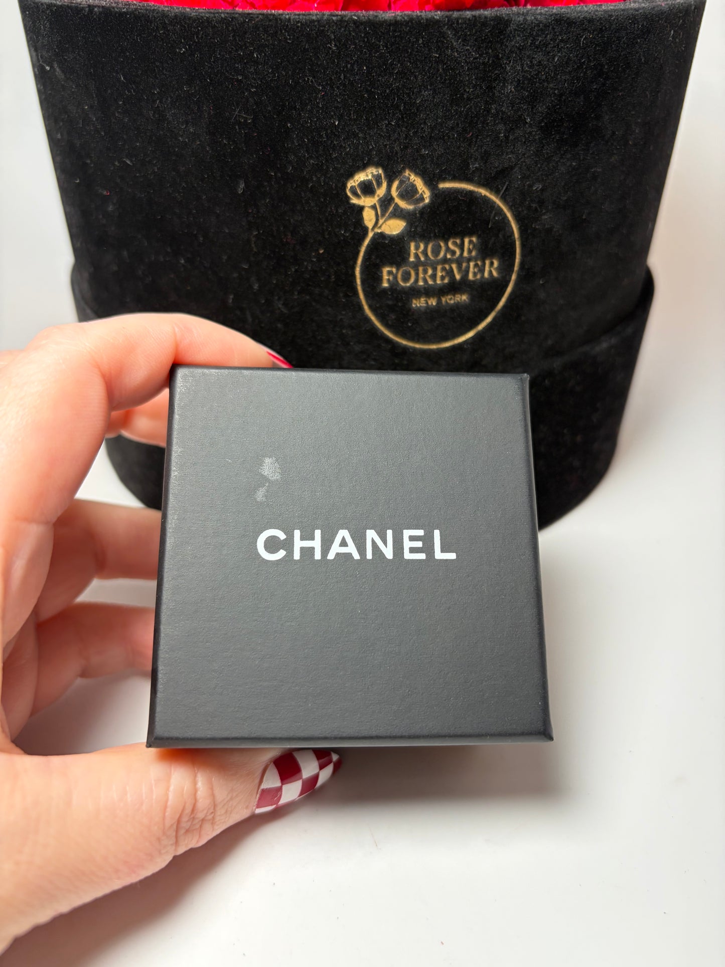 Chanel CC Gold Double Star Earrings