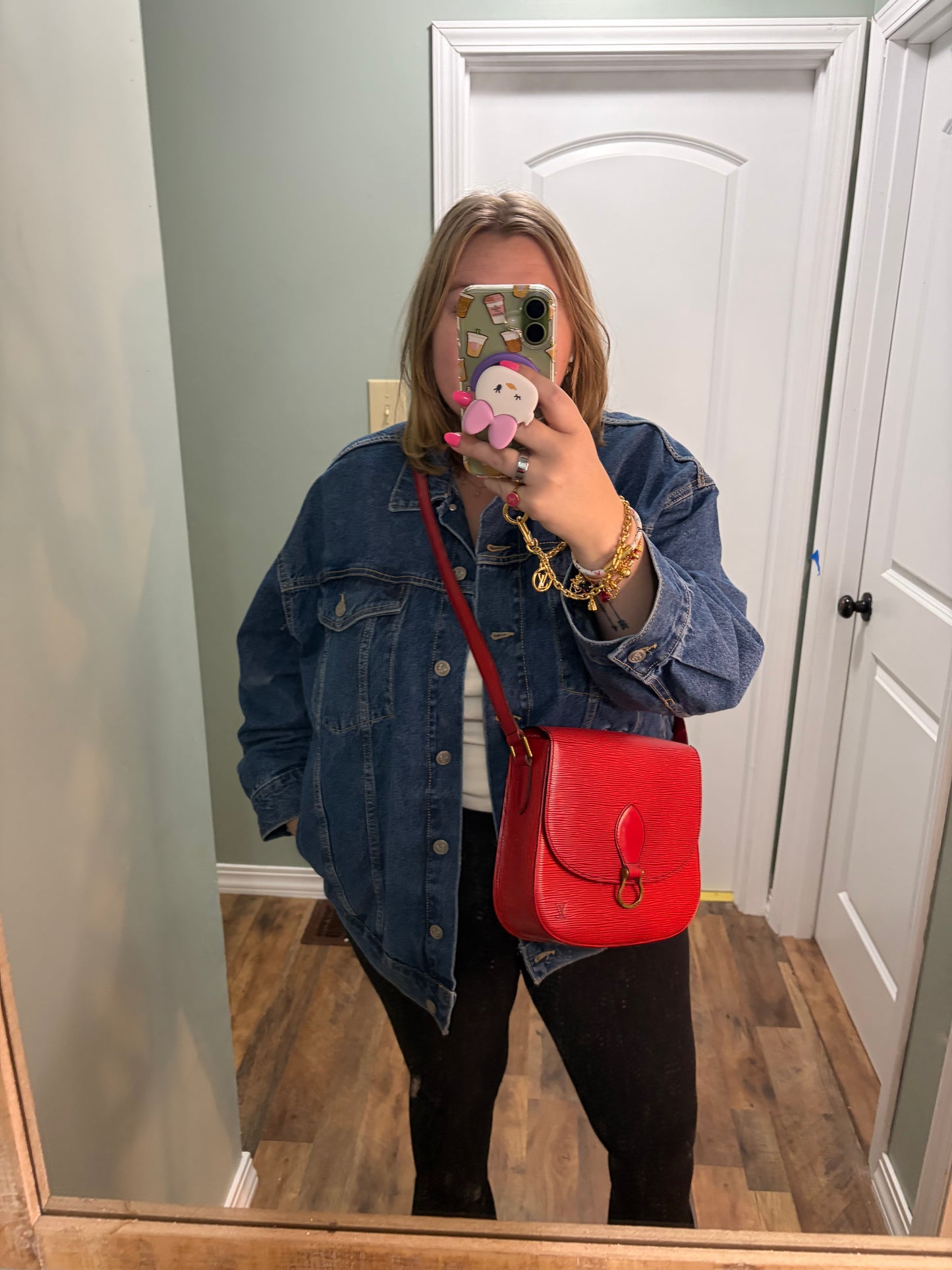 Louis Vuitton Saint Cloud GM Red Epi Leather Crossbody