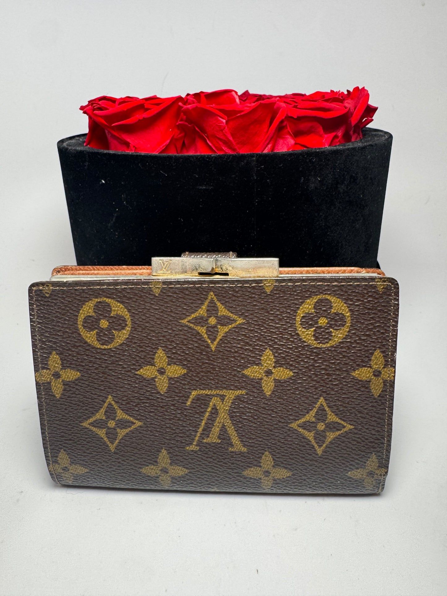 Louis Vuitton French Kiss Lock Monogram Compact Wallet