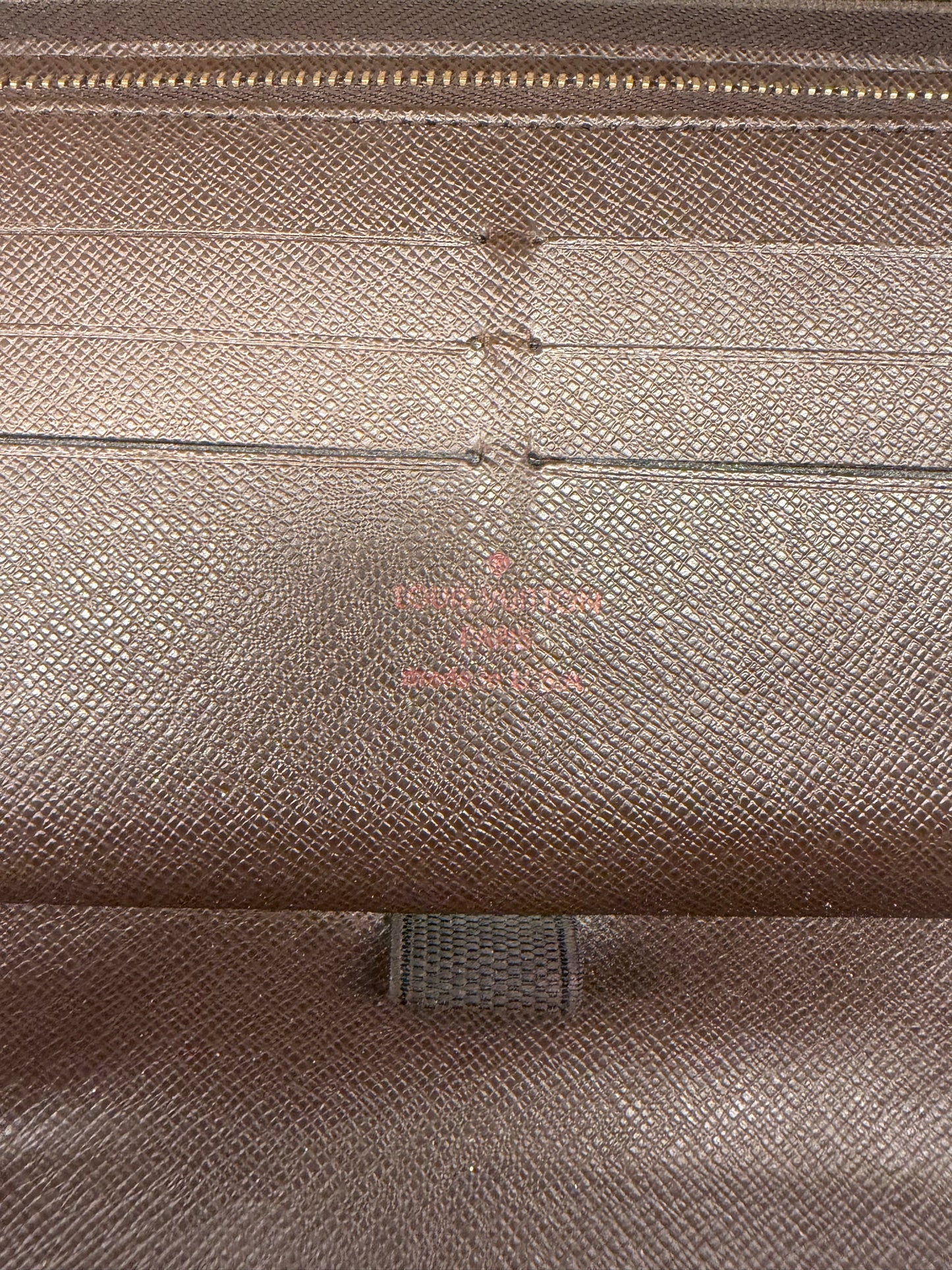 Louis Vuitton Damier Ebene Zippy Organizer Wallet