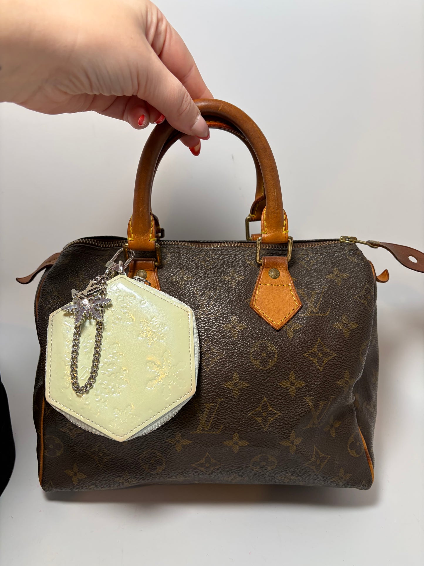 Louis Vuitton Porte Monnaie Flocon Bag Charm/Coin Purse Snow Flake