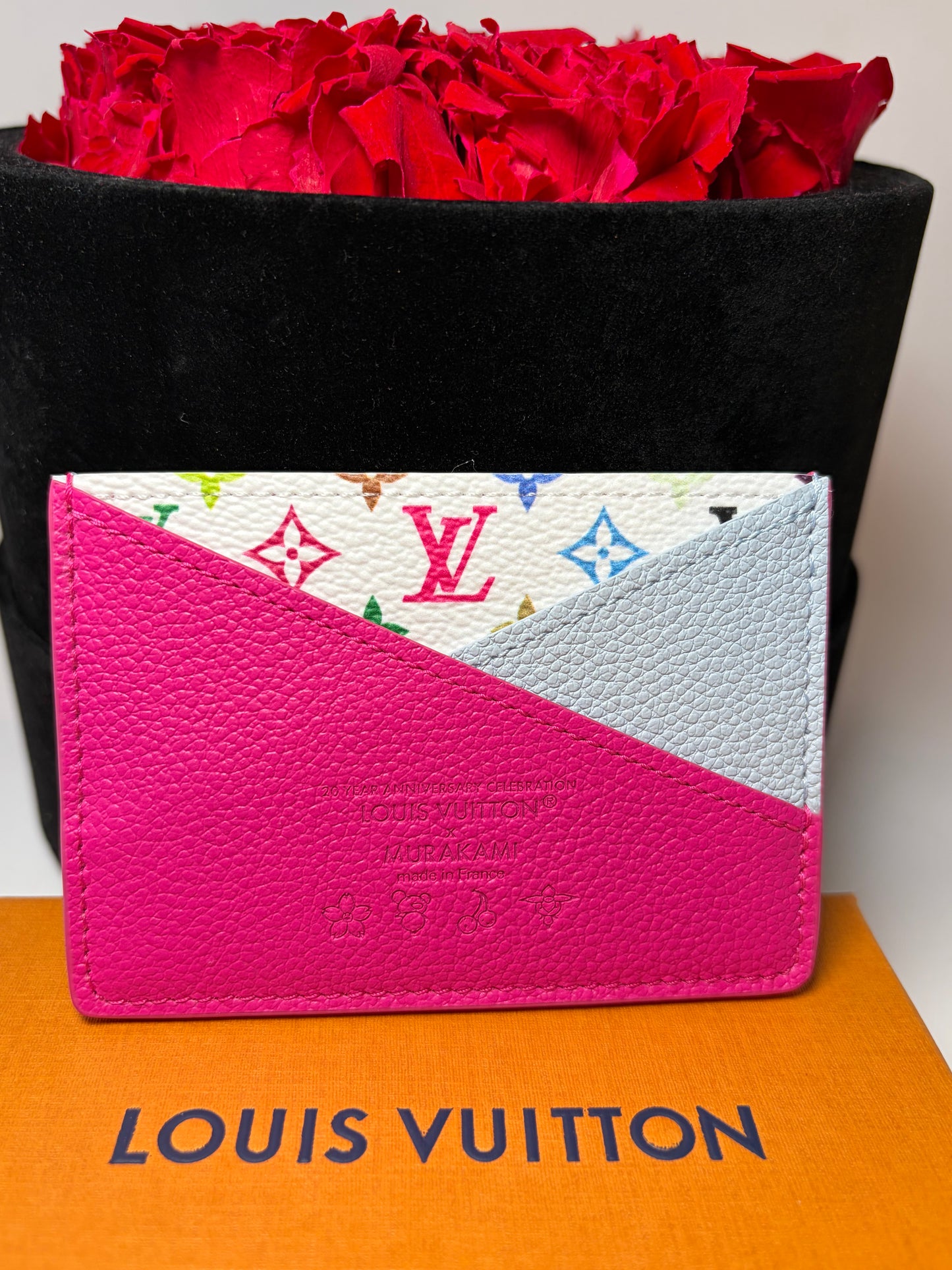 Louis Vuitton x Takashi Murakami (LV x TM) Criss Cross Card Wallet NWT Full set & receipt
