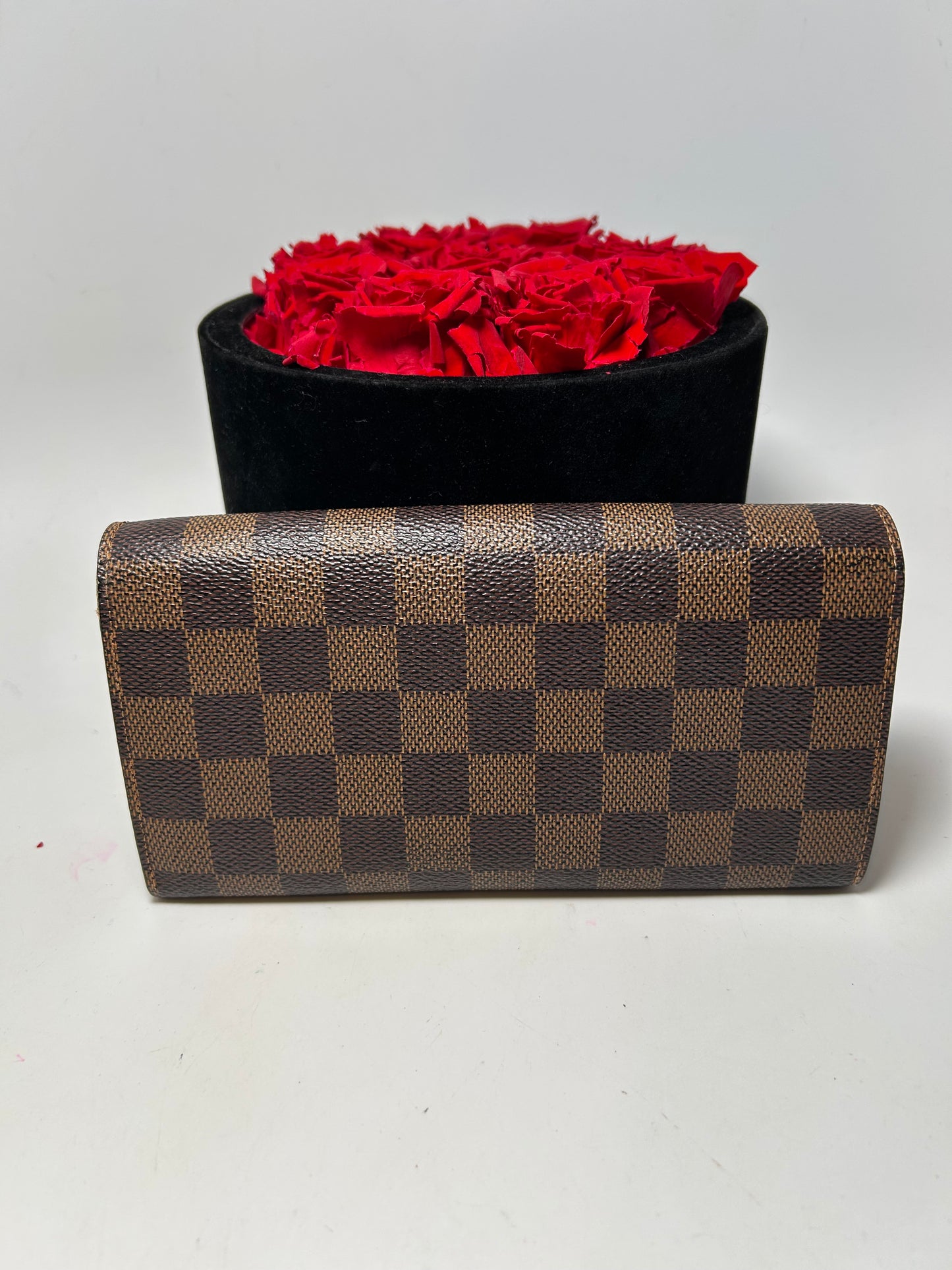 Louis Vuitton Damier Ebene Sarah Wallet