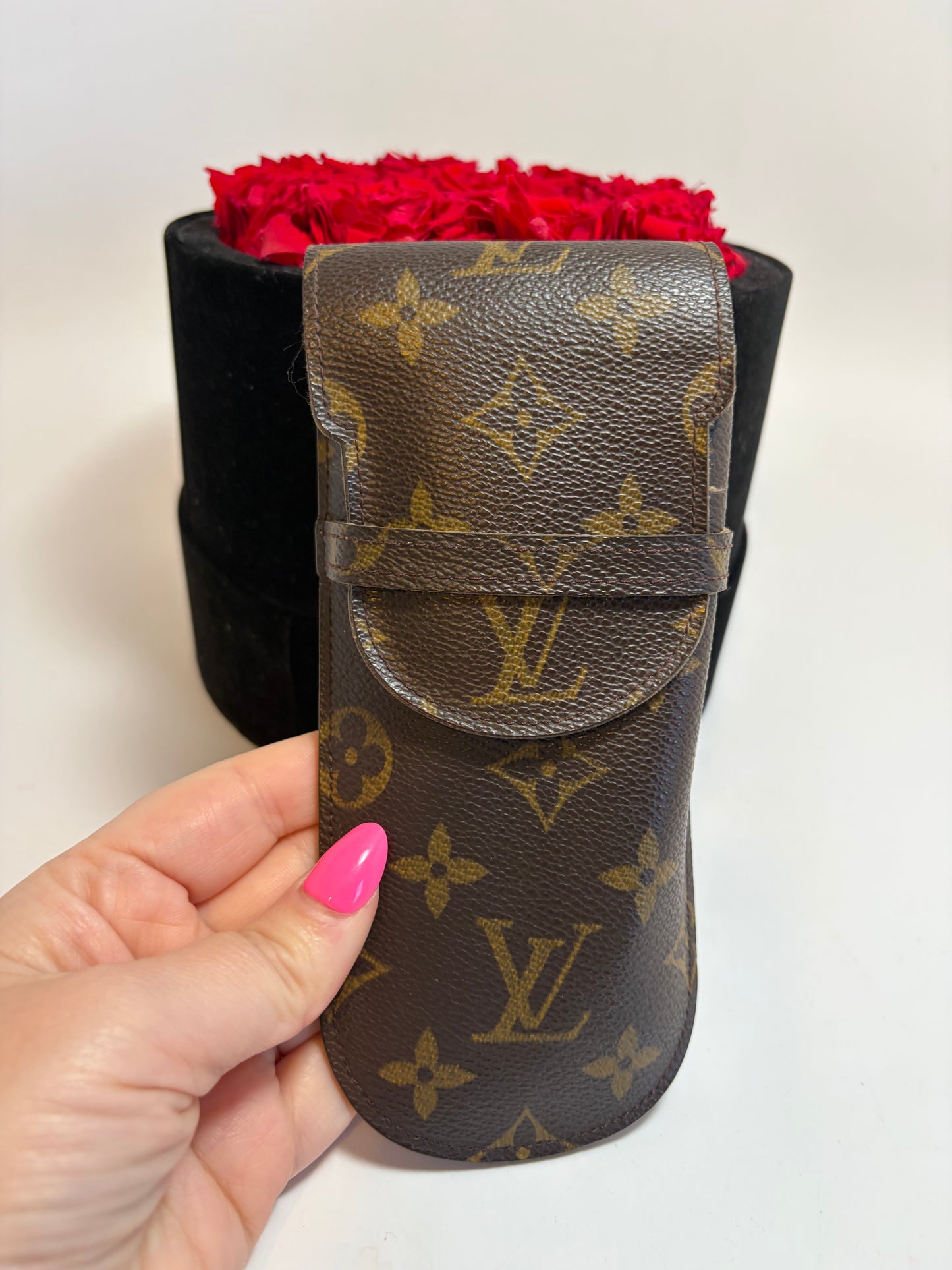 Louis Vuitton Monogram Etui Lunettes Rabat Glasses/Sunglasses Case