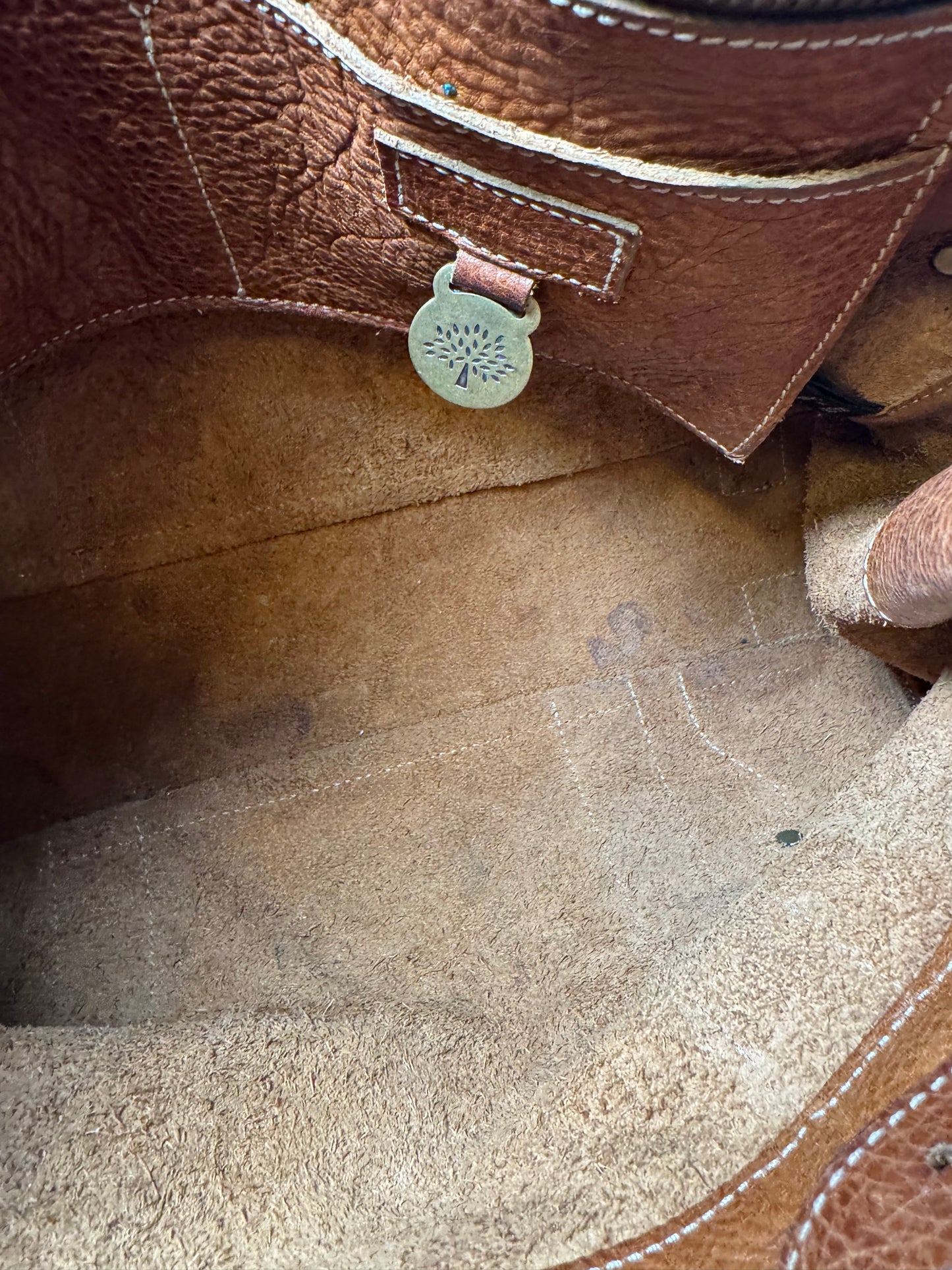 Mulberry Bayswater Satchel in Tooled Oak