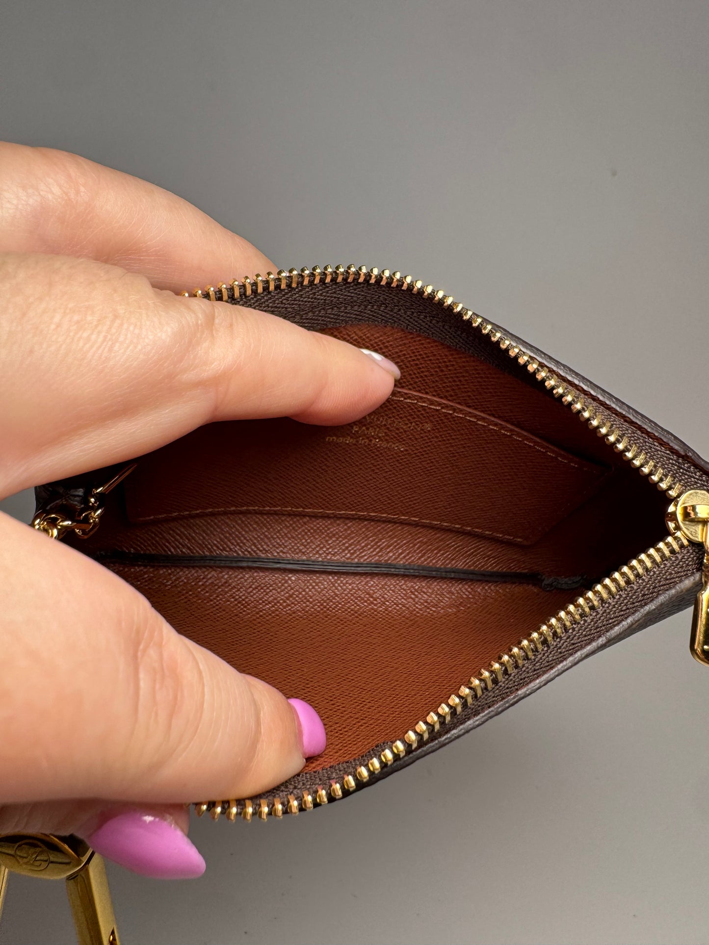 Louis Vuitton Key Pouch SMALL SIZE (Newer Size) Monogram