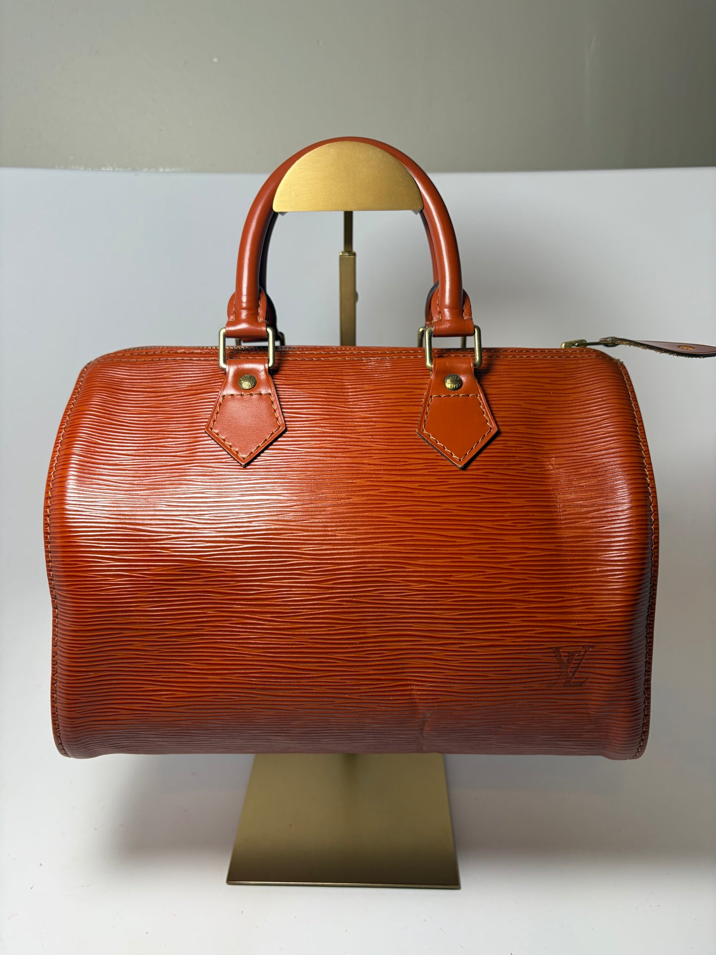 Louis Vuitton Speedy 25 Kenyan Fawn Epi Leather w/Entrupy Certificate