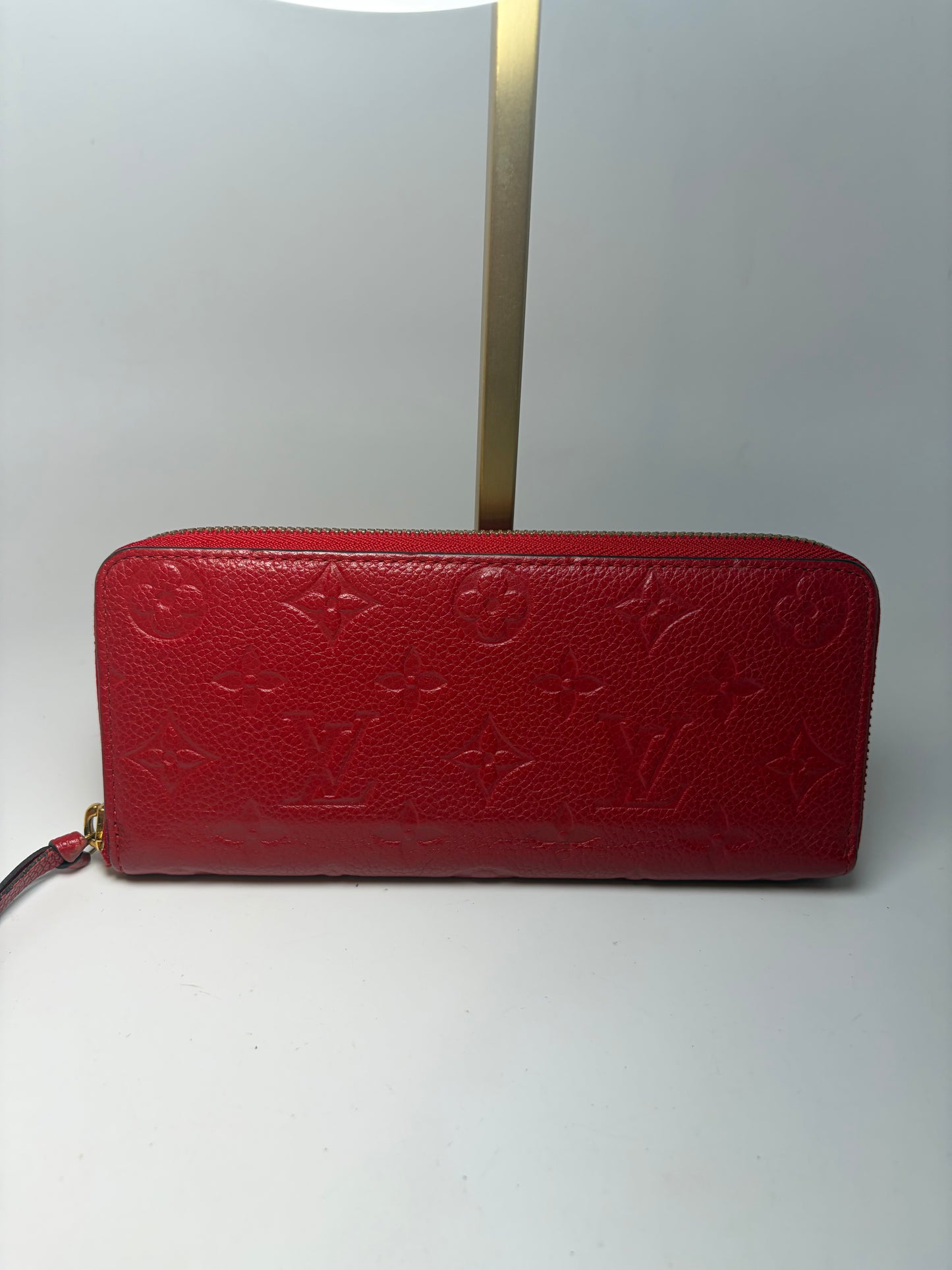 Louis Vuitton Empriente Monogram Zippy Wallet Cherry Red