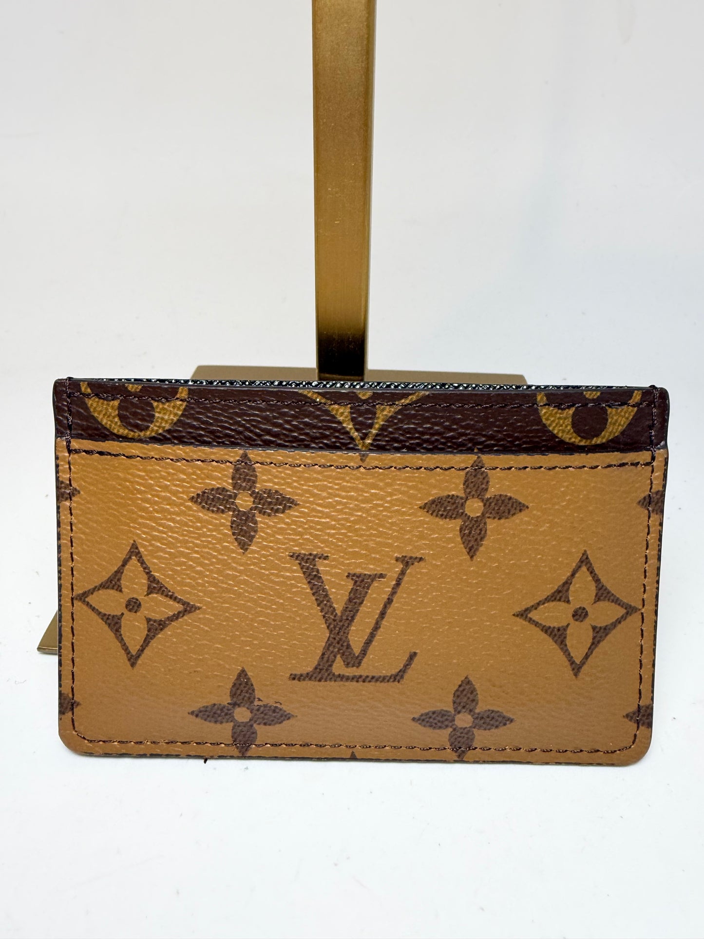 Louis Vuitton Reverse Monogram Card Holder w/Dust Bag & Box